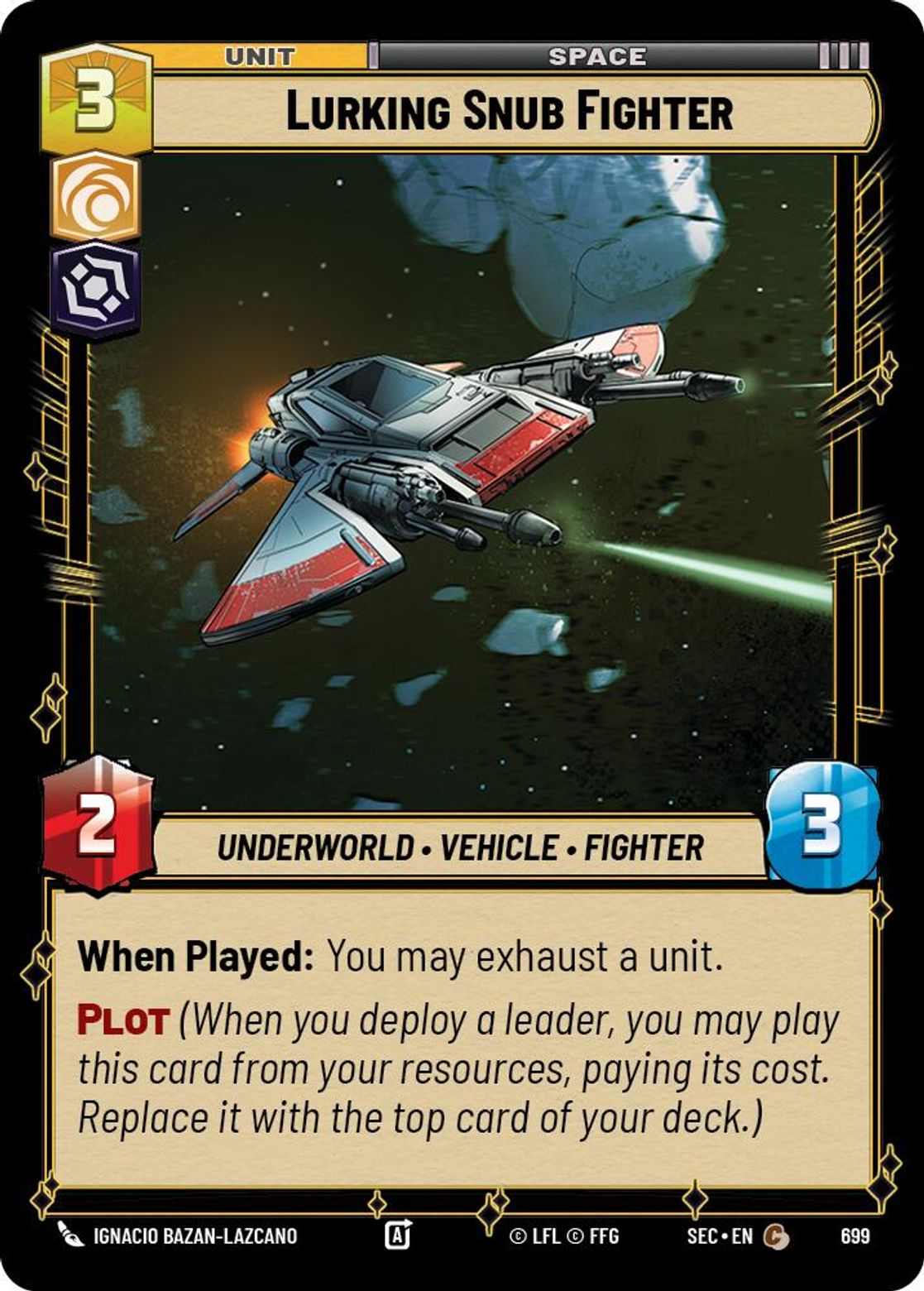 Lurking Snub Fighter — Secrets of Power 699