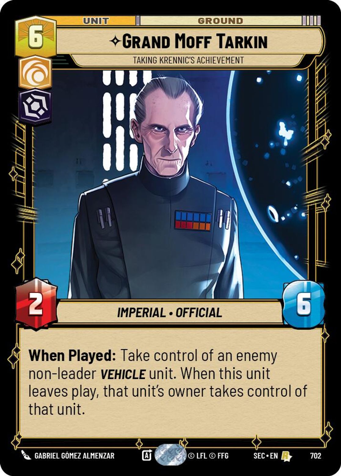 Grand Moff Tarkin, Taking Krennic's Achievement — Secrets of Power 702