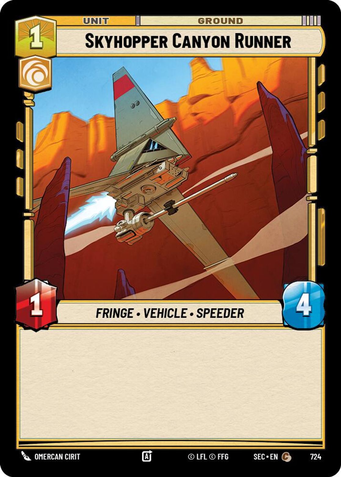 Skyhopper Canyon Runner — Secrets of Power 724