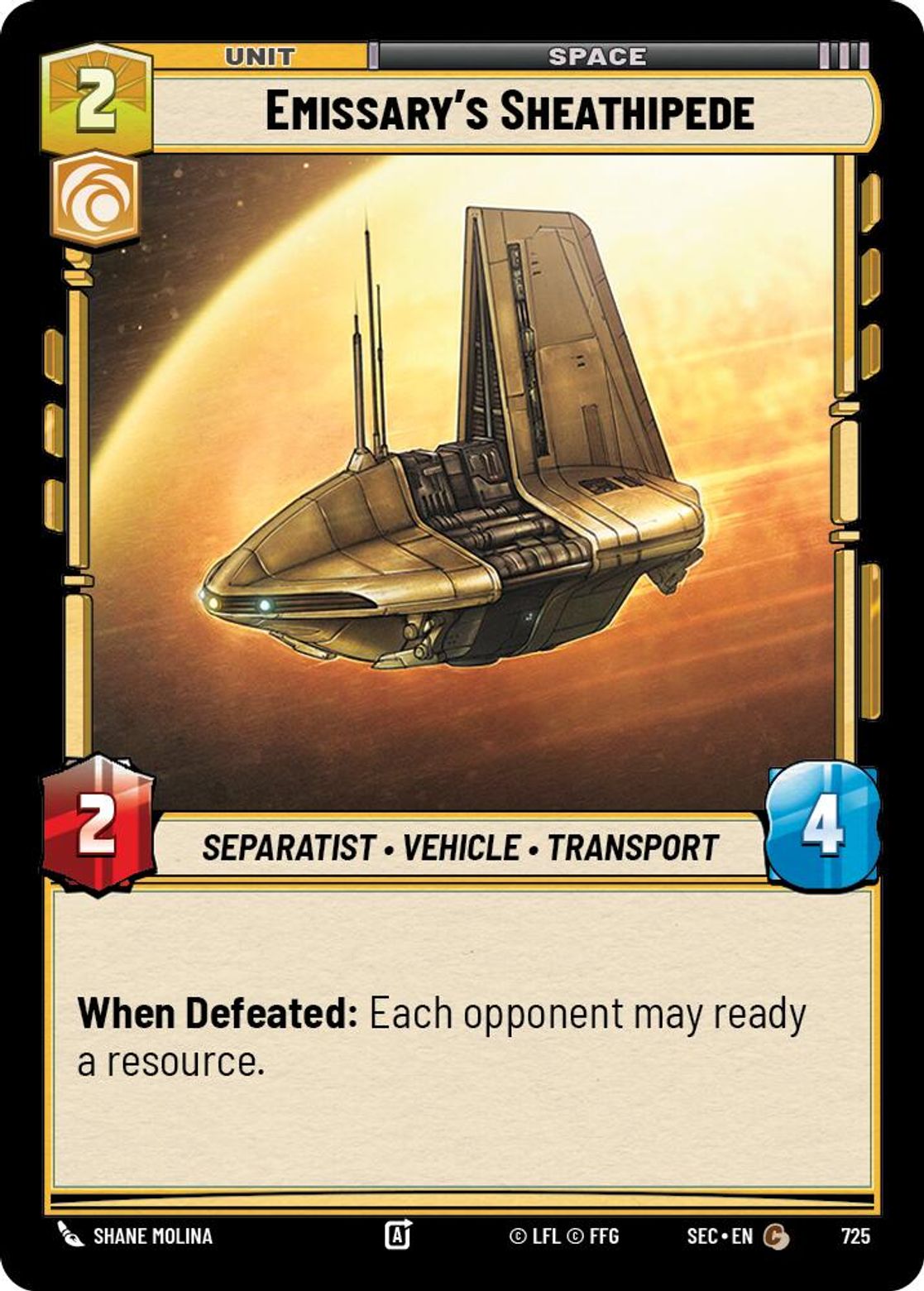 Emissary's Sheathipede — Secrets of Power 725