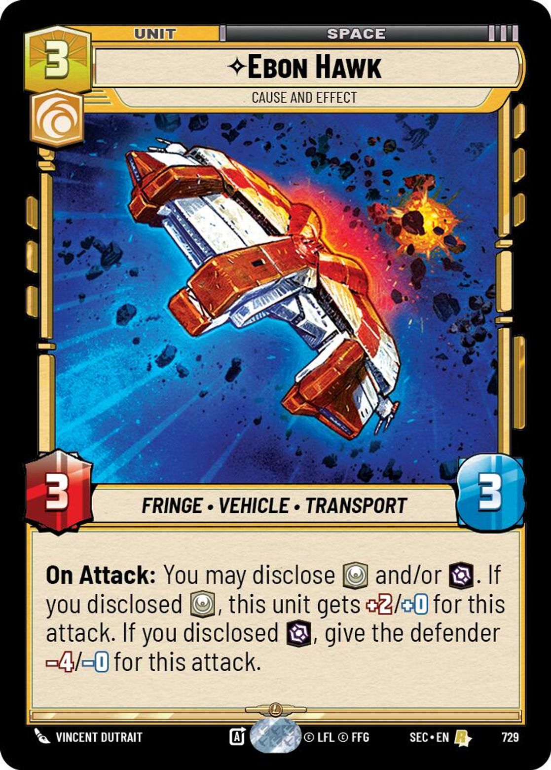 Ebon Hawk, Cause and Effect — Secrets of Power 729