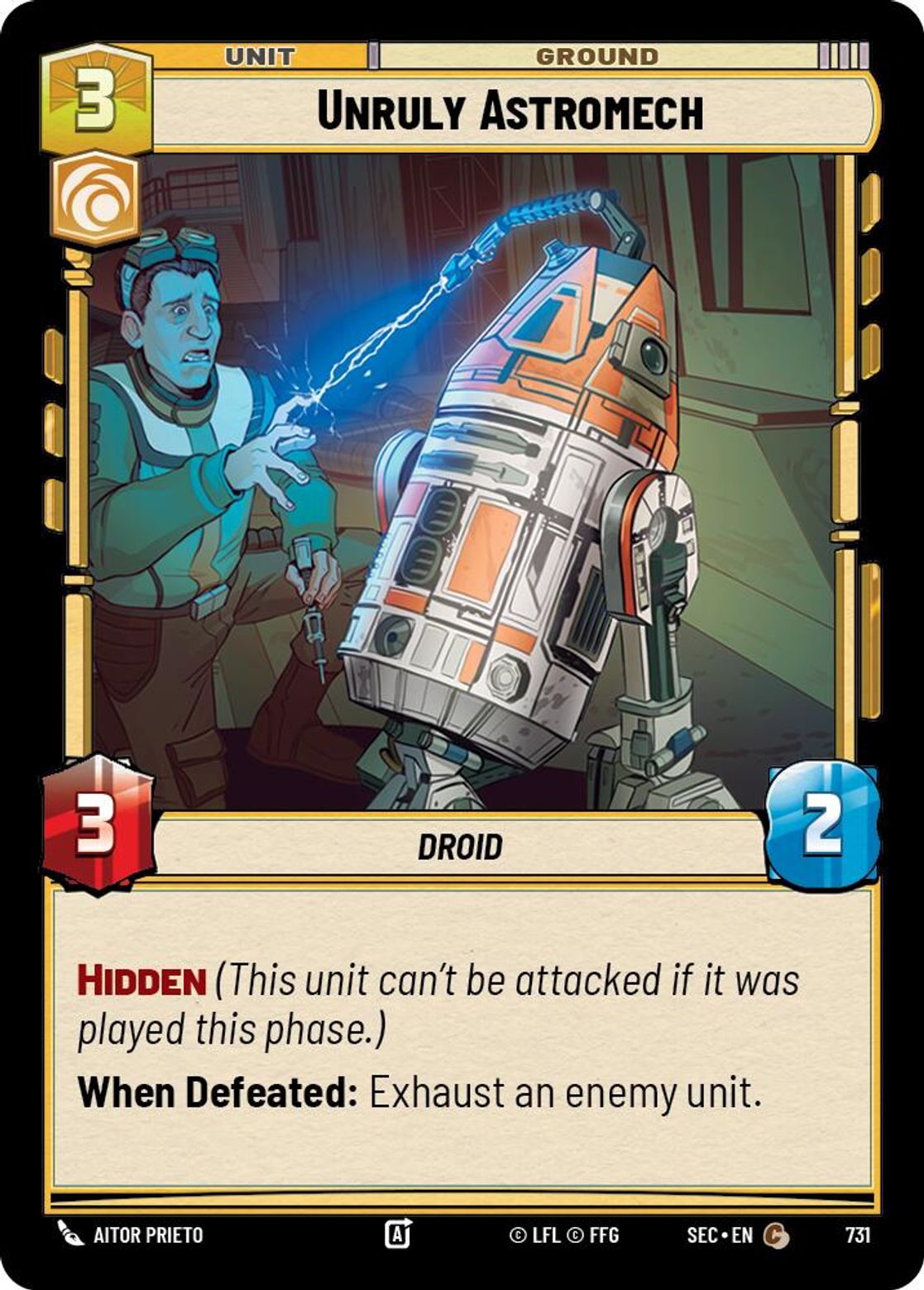 Unruly Astromech — Secrets of Power 731