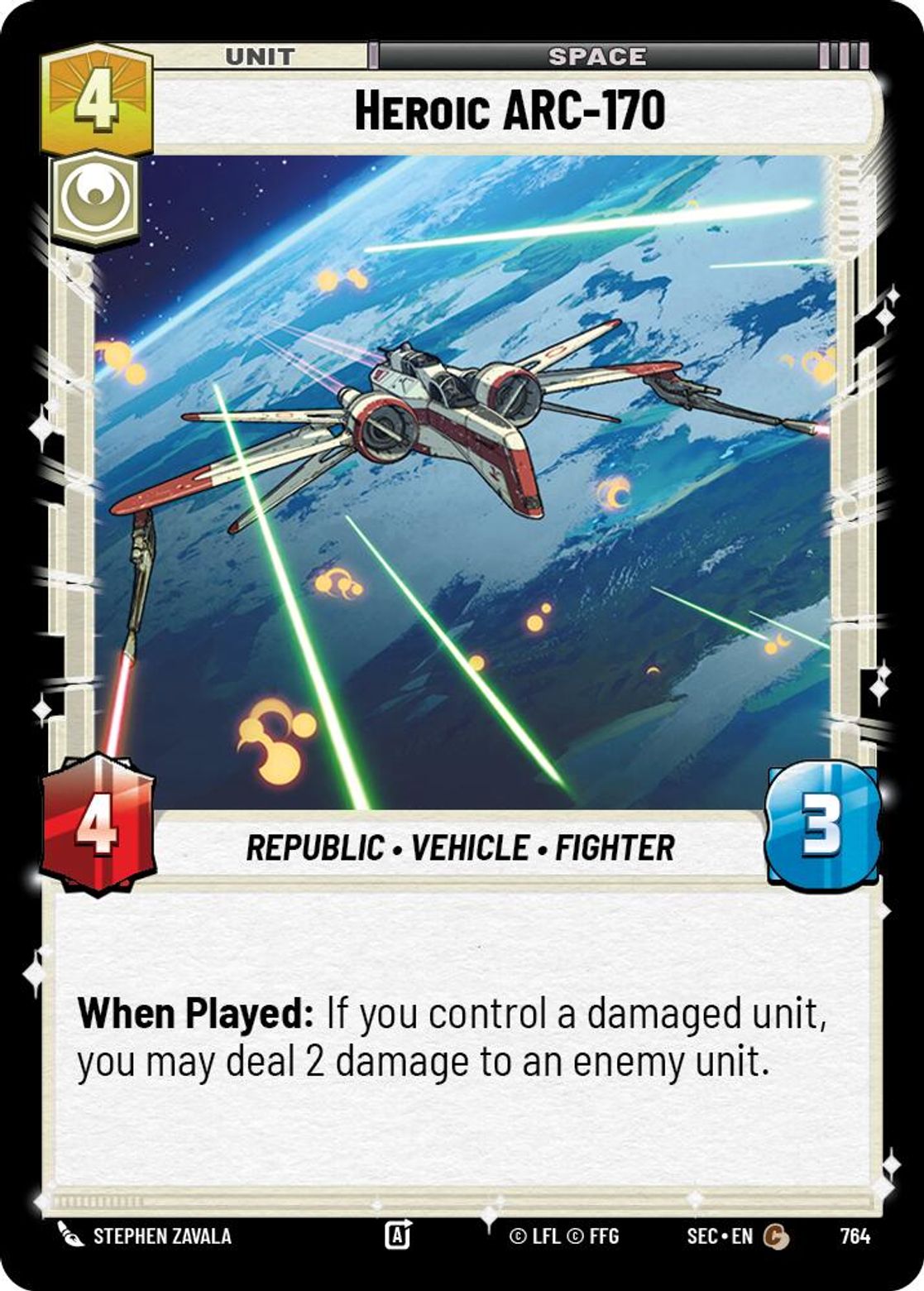 Heroic ARC-170 — Secrets of Power 764