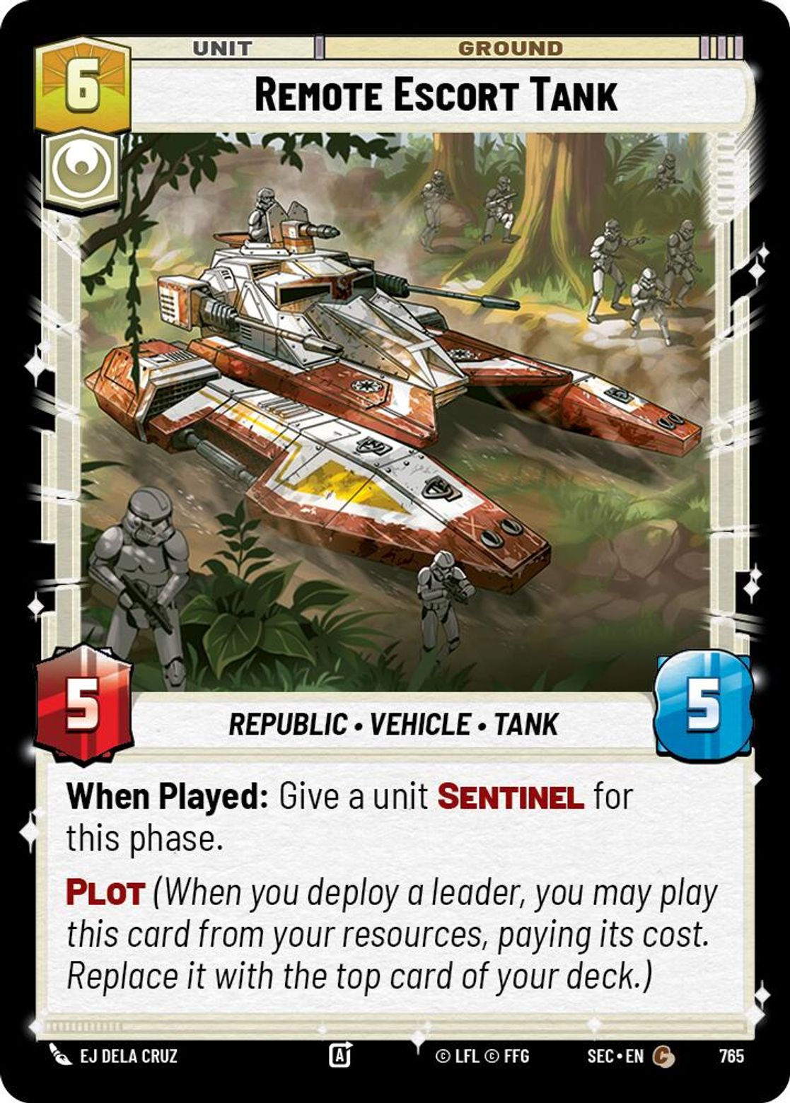 Remote Escort Tank — Secrets of Power 765