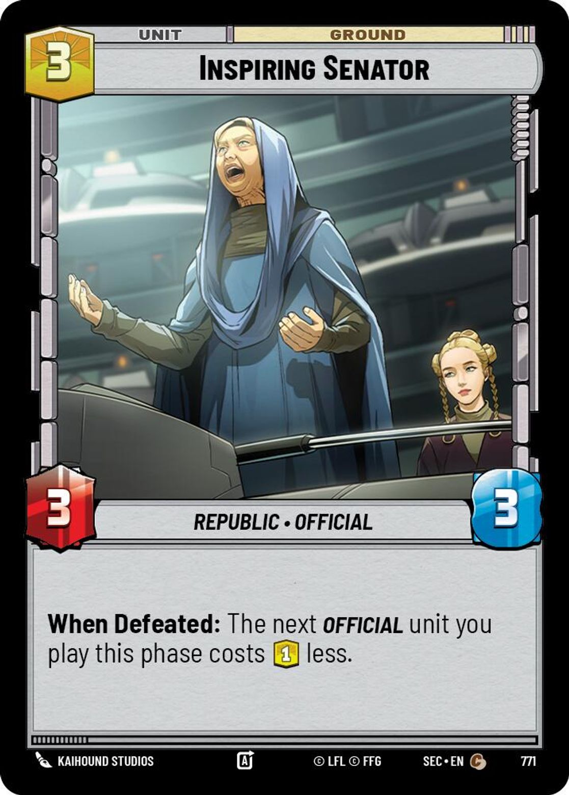 Inspiring Senator — Secrets of Power 771