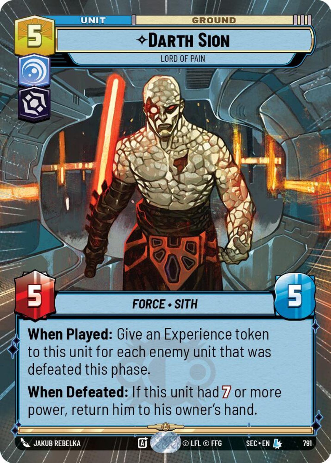 Darth Sion, Lord of Pain — Secrets of Power 791