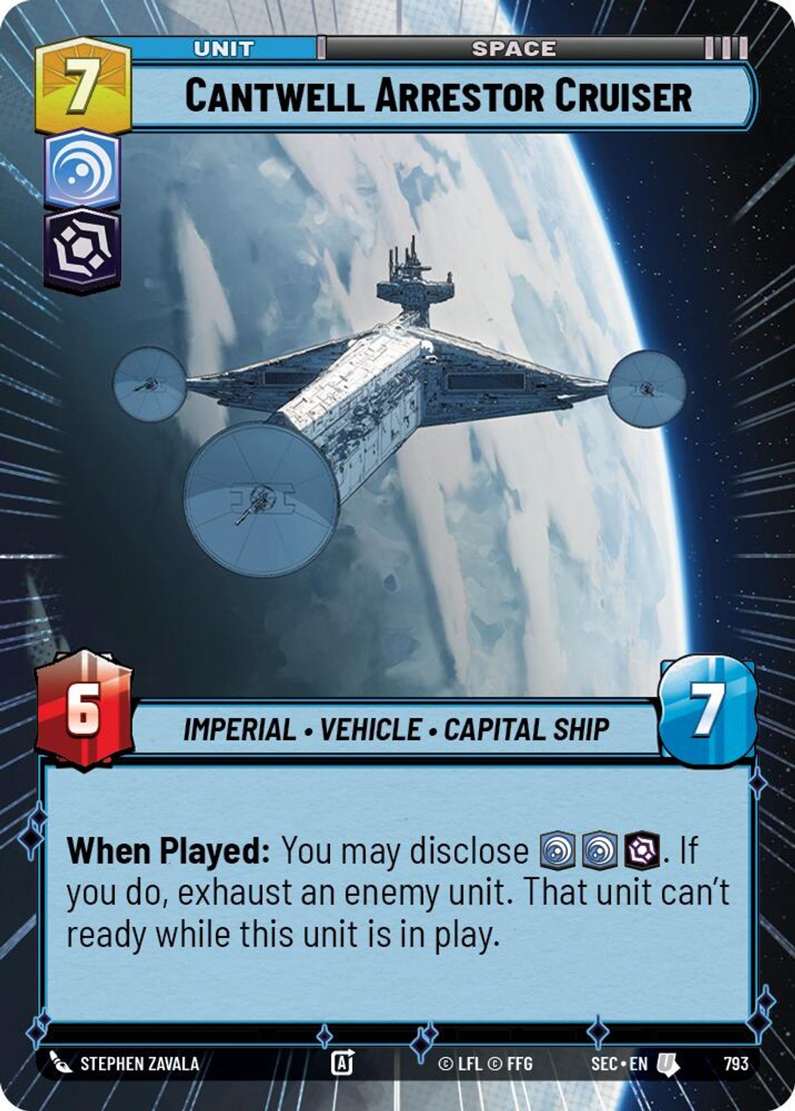 Cantwell Arrestor Cruiser — Secrets of Power 793