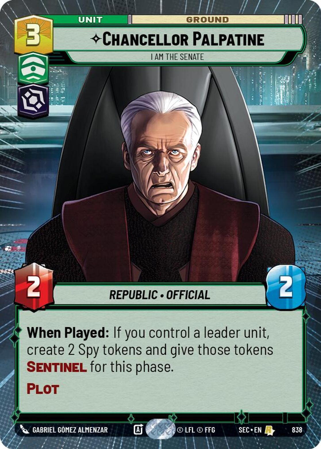 Chancellor Palpatine, I Am the Senate — Secrets of Power 838