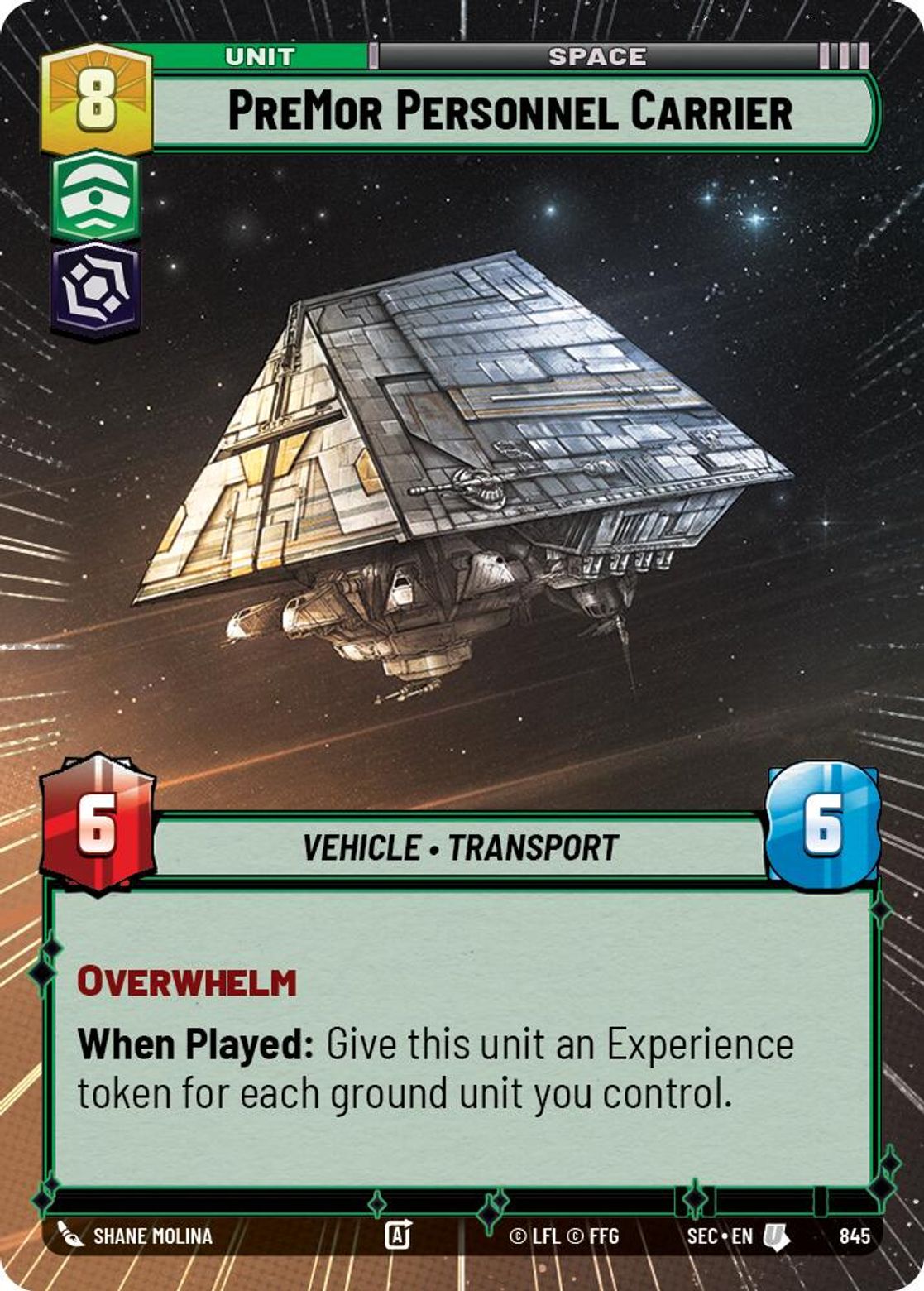 PreMor Personnel Carrier — Secrets of Power 845