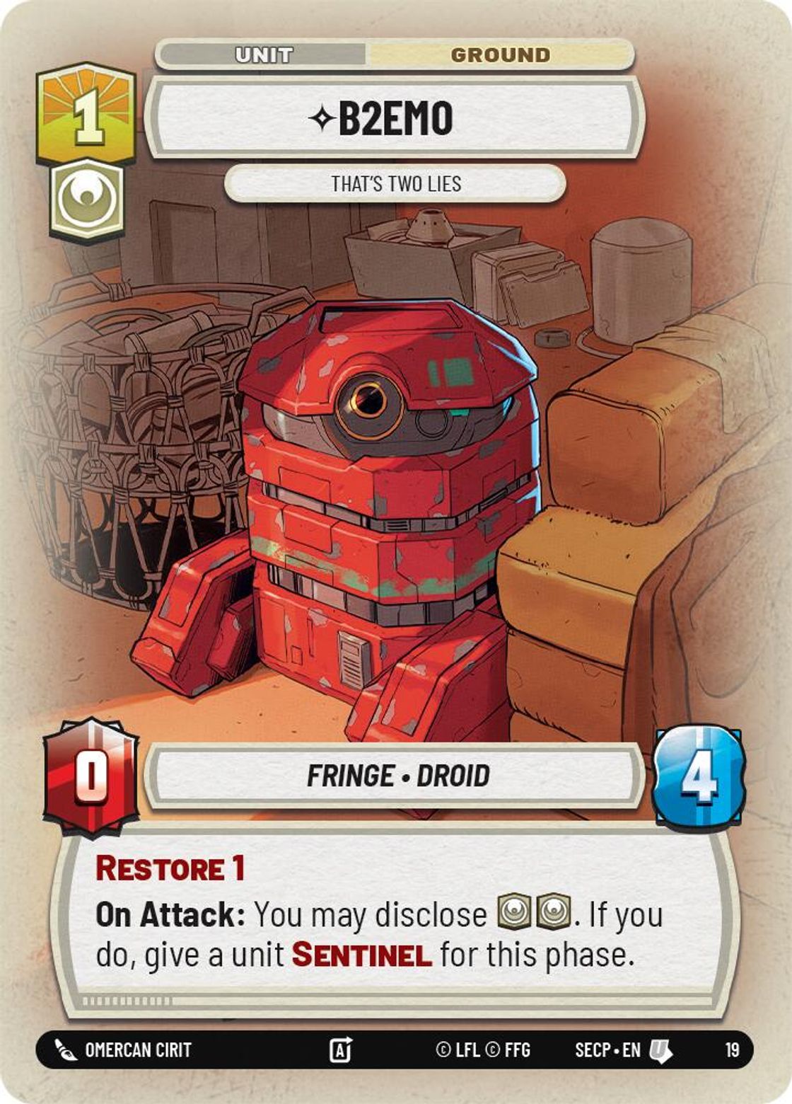 B2EM0, That's Two Lies — Secrets of Power - OP Promo 19