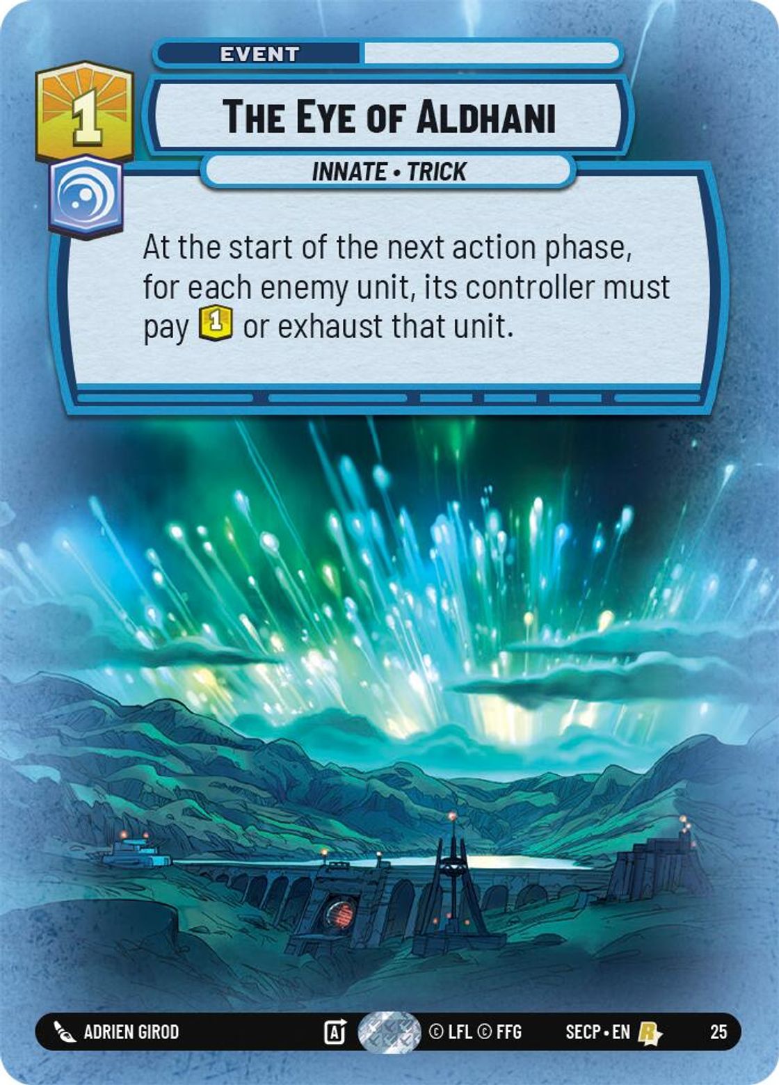 The Eye of Aldhani — Secrets of Power - OP Promo 25