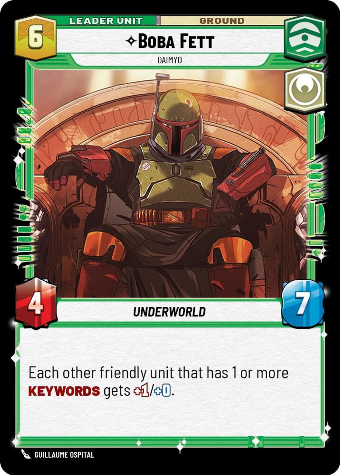 Boba Fett, Daimyo (verso)