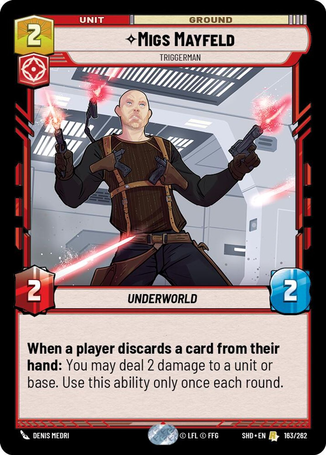 Migs Mayfeld, Triggerman