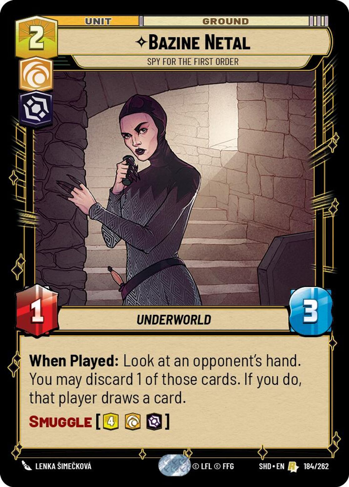 Bazine Netal, Spy for the First Order