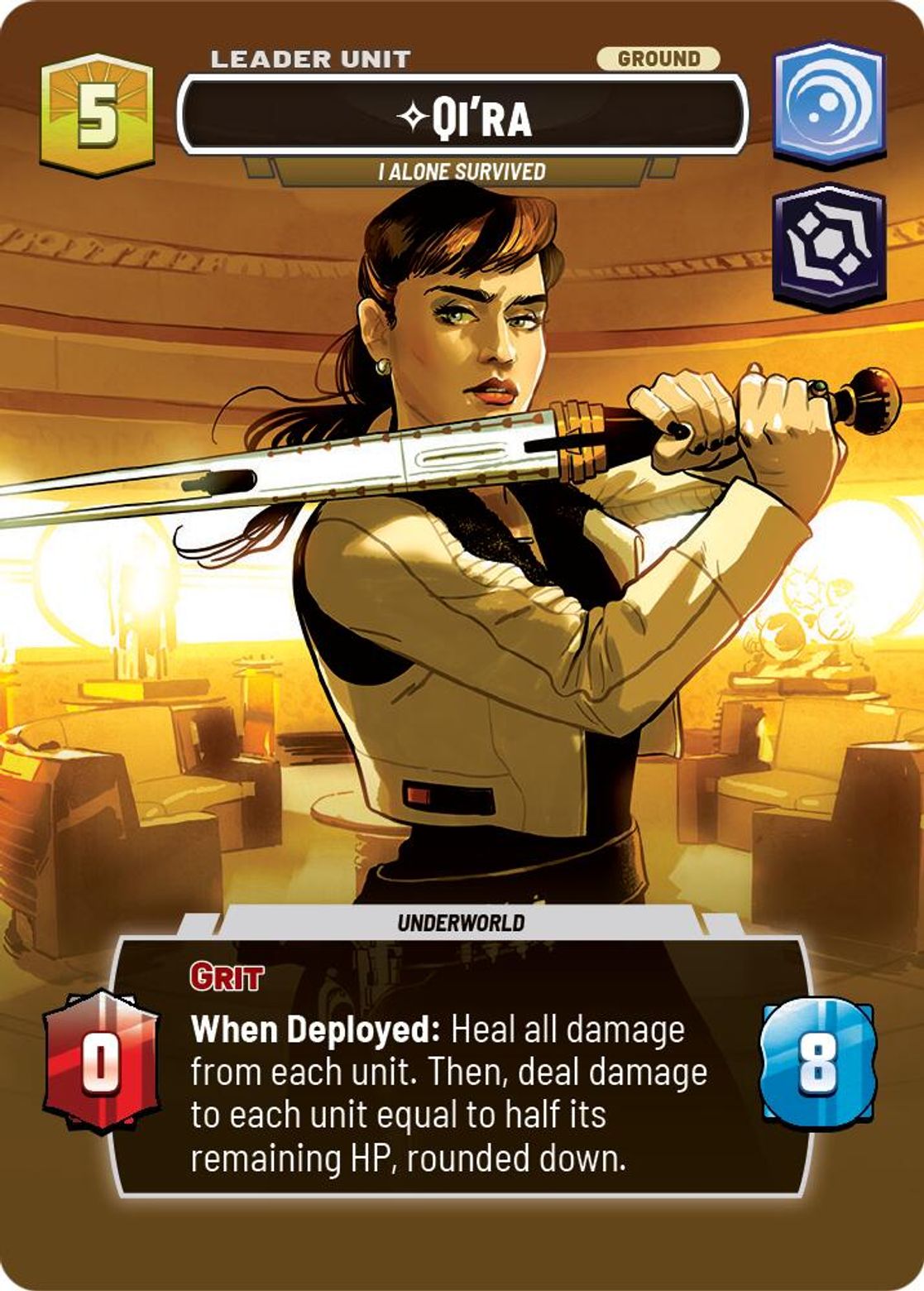 Qi'ra, I Alone Survived (verso)