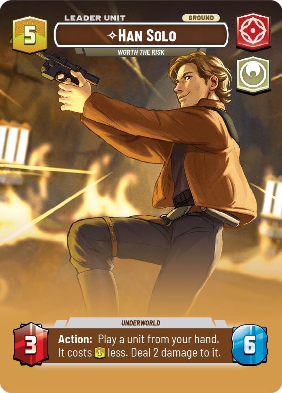 Han Solo, Worth the Risk (verso)