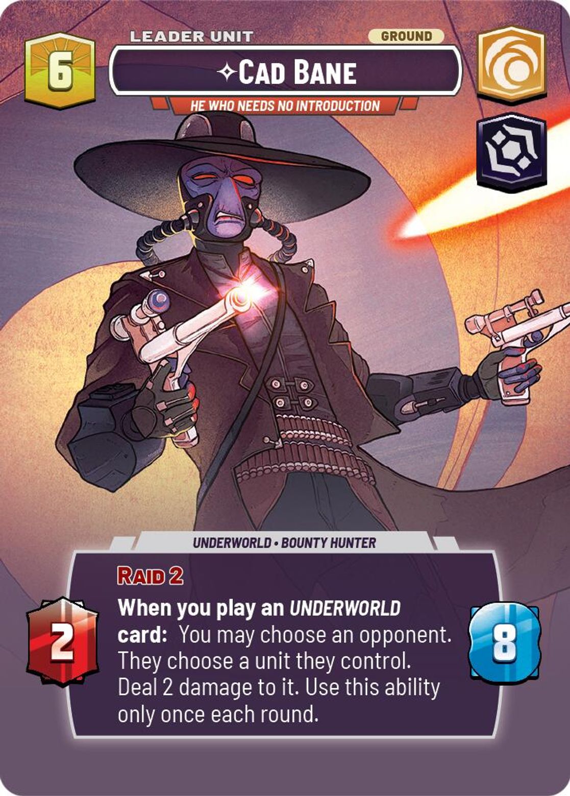 Cad Bane, He Who Needs No Introduction (verso)