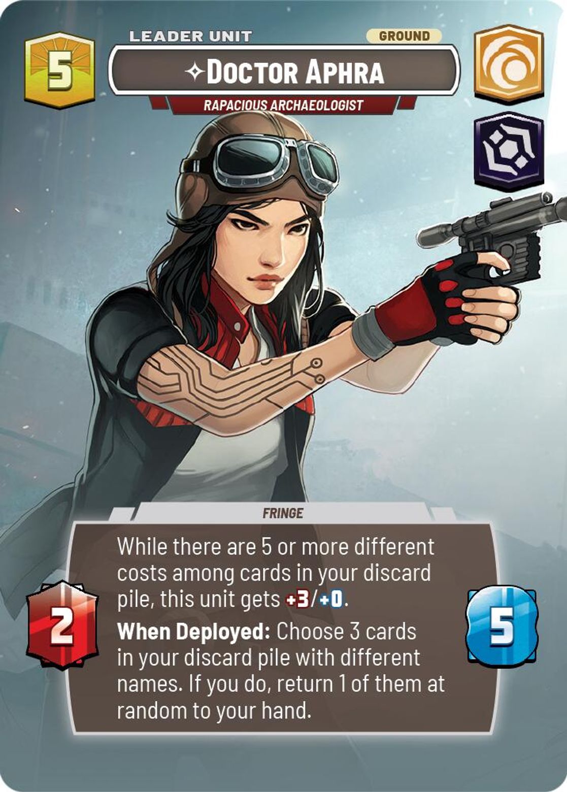 Doctor Aphra, Rapacious Archaeologist (verso)