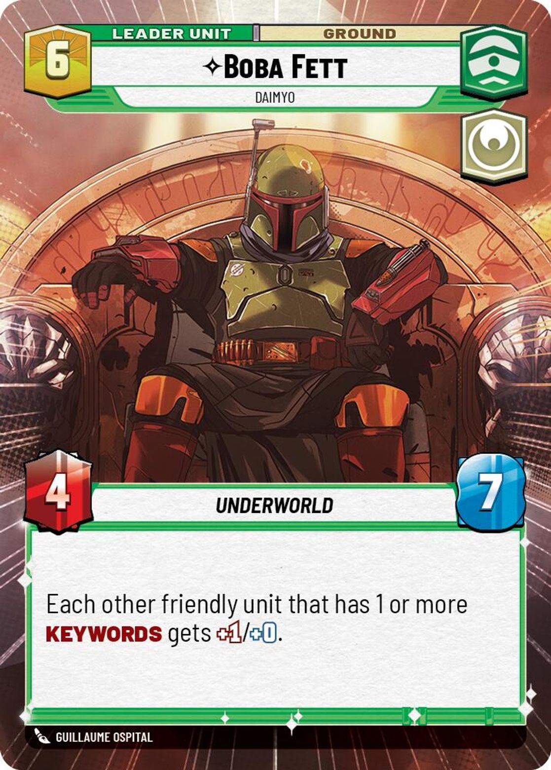 Boba Fett, Daimyo (verso)