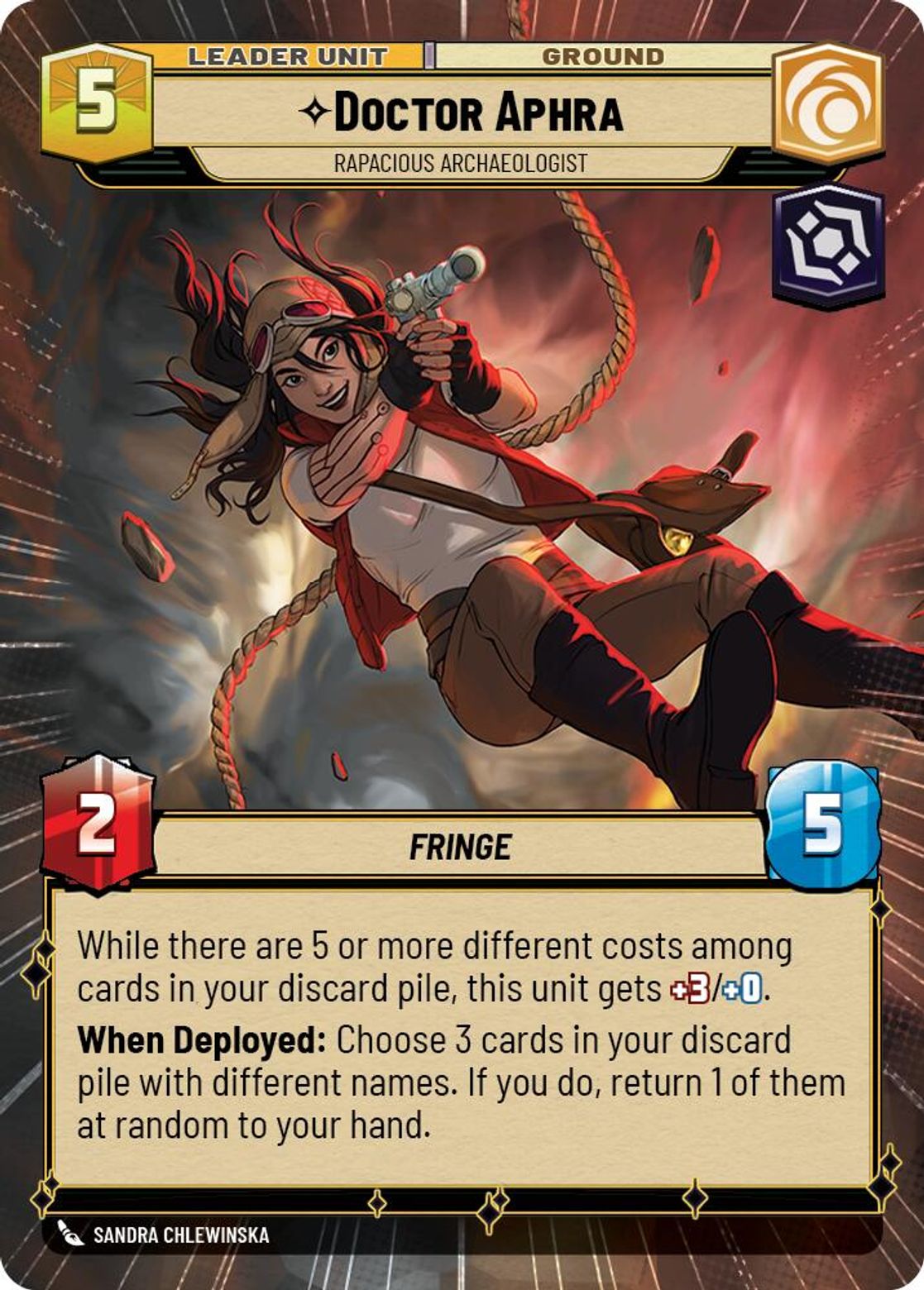 Doctor Aphra, Rapacious Archaeologist (verso)
