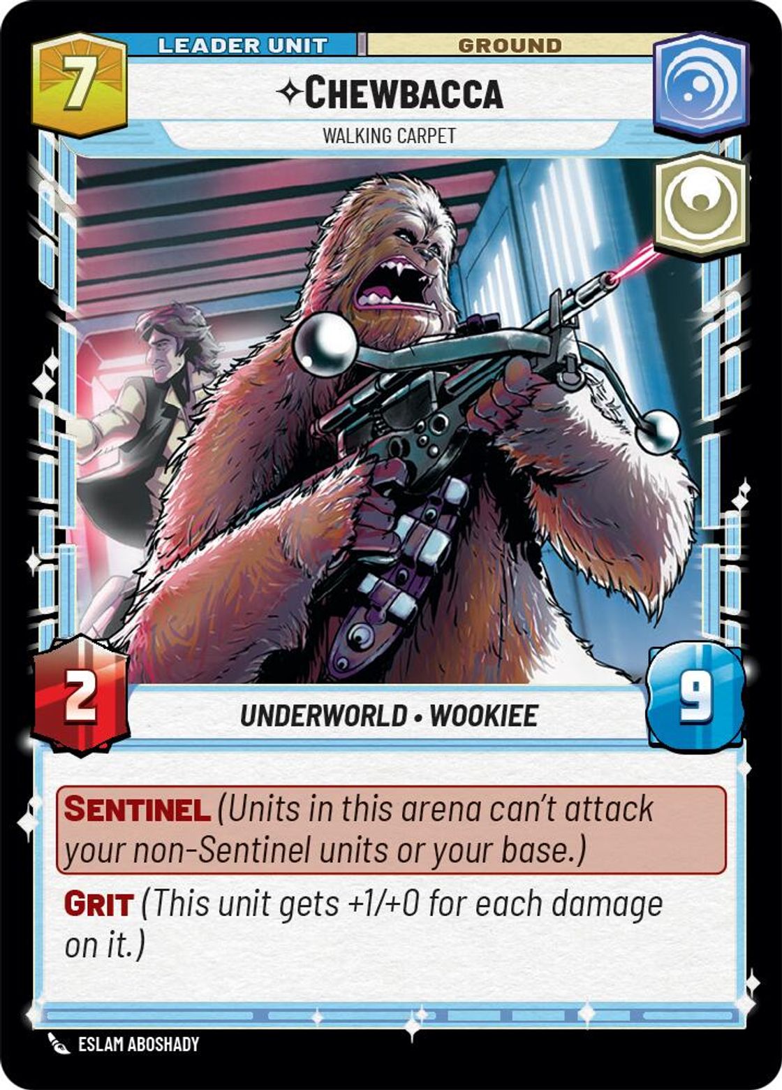 Chewbacca, Walking Carpet (verso)