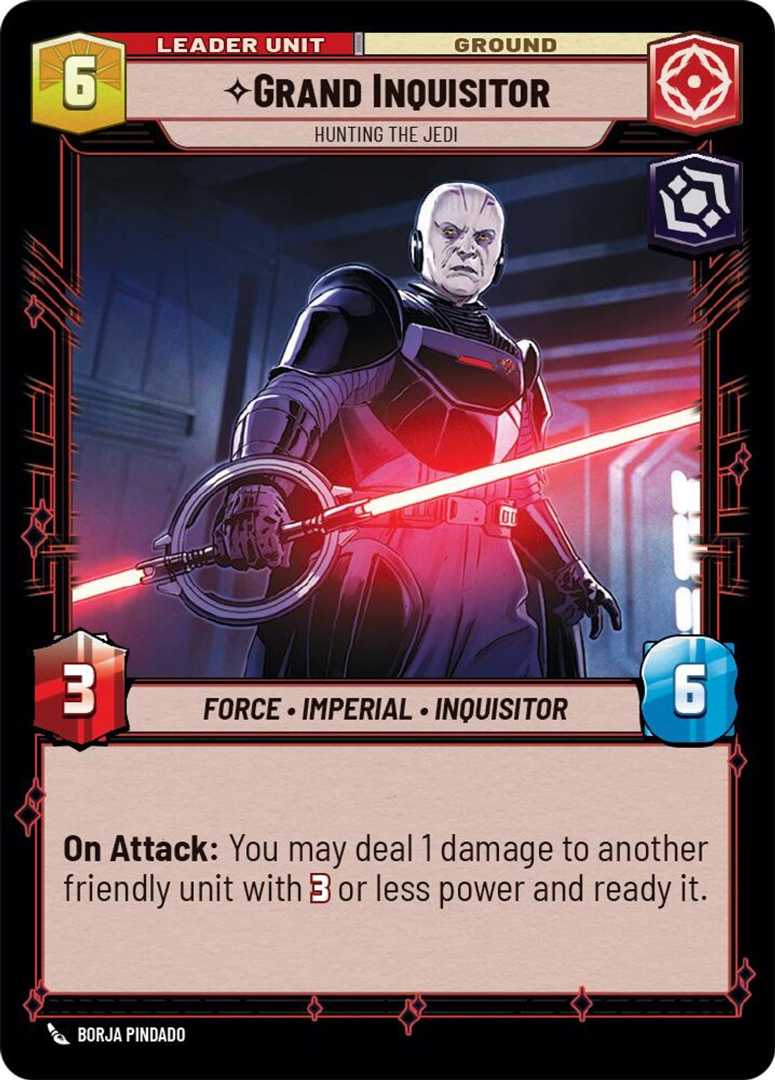 Grand Inquisitor, Hunting The Jedi (verso)