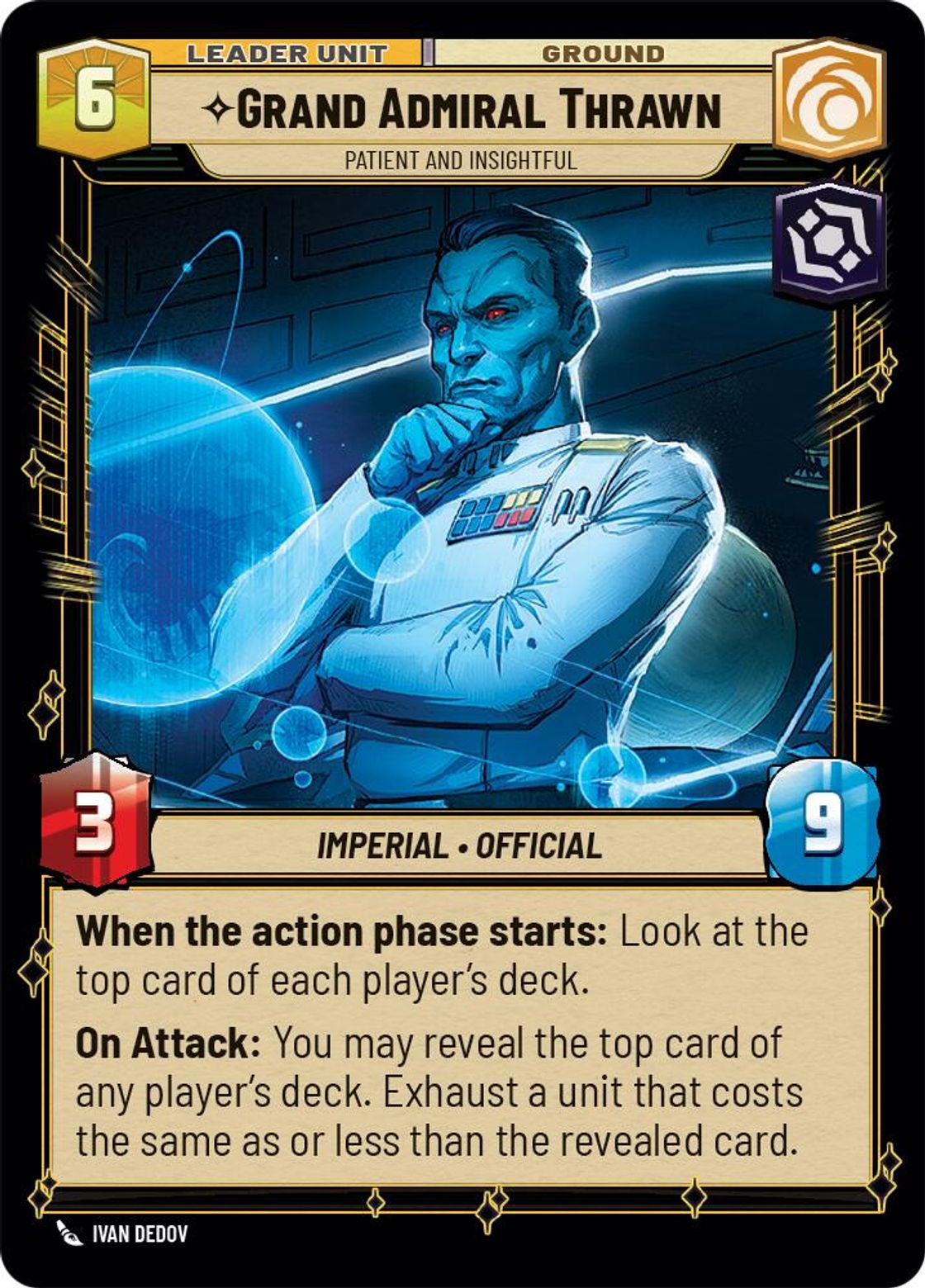 Grand Admiral Thrawn, Patient and Insightful (verso)