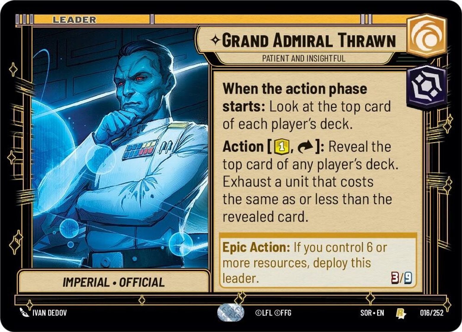 Grand Admiral Thrawn, Patient and Insightful — Spark of Rebellion 016