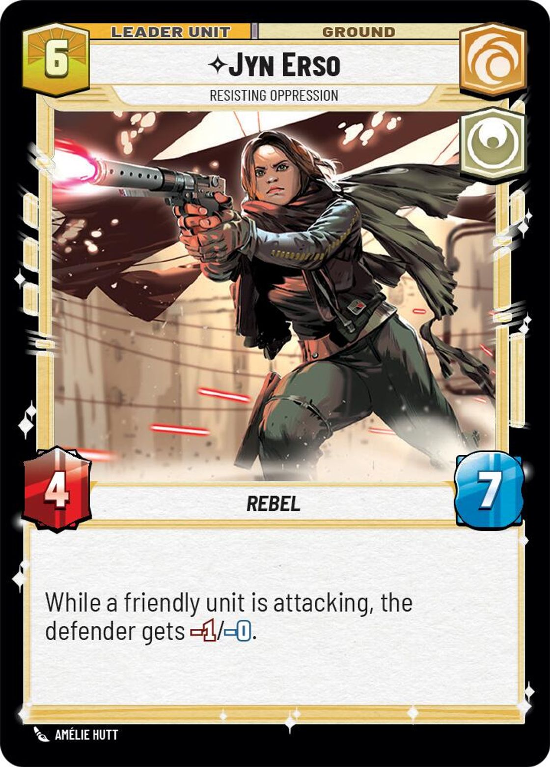 Jyn Erso, Resisting Oppression (verso)