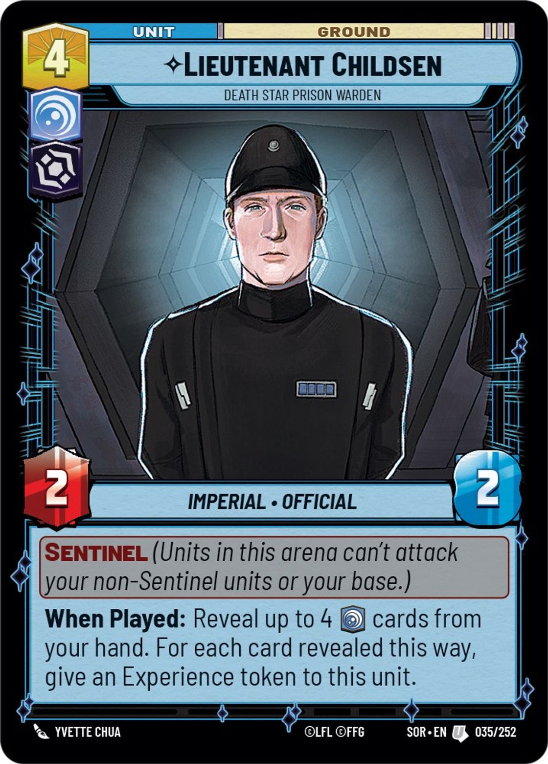 Lieutenant Childsen, Death Star Prison Warden