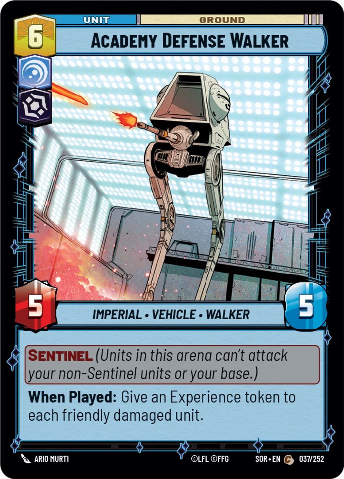 Academy Defense Walker — Spark of Rebellion 037