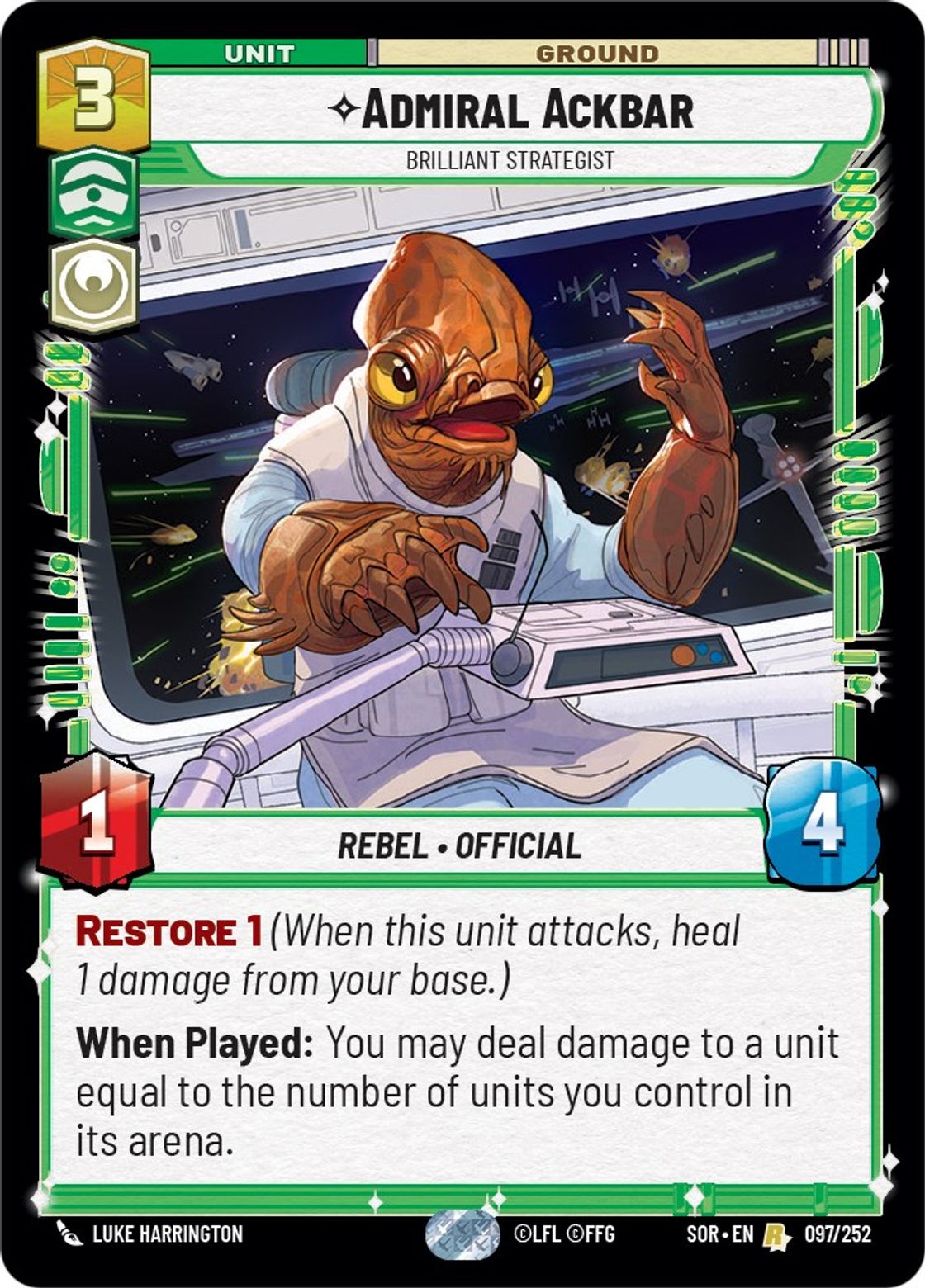 Admiral Ackbar, Brilliant Strategist