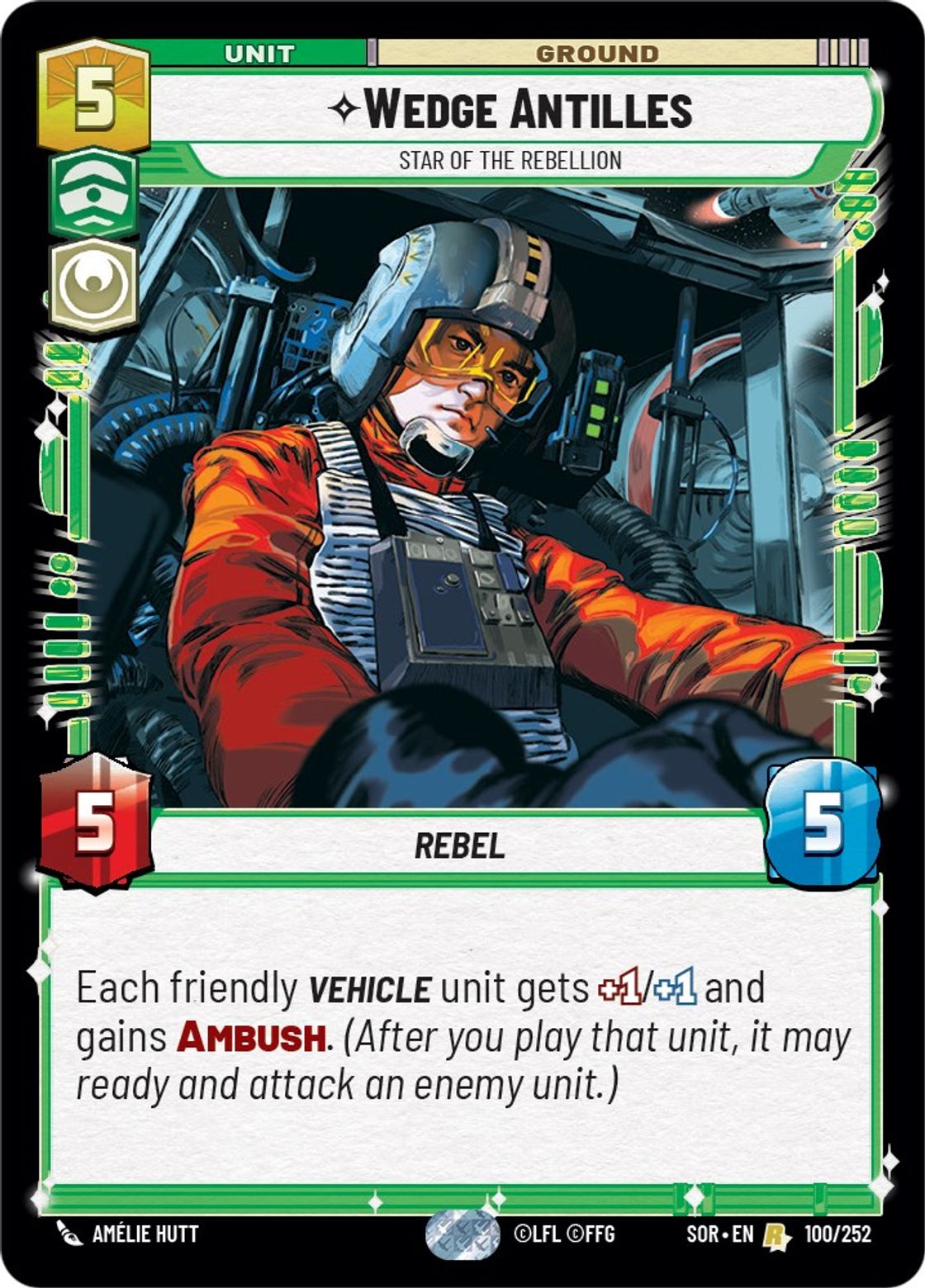 Wedge Antilles, Star of the Rebellion — Spark of Rebellion 100
