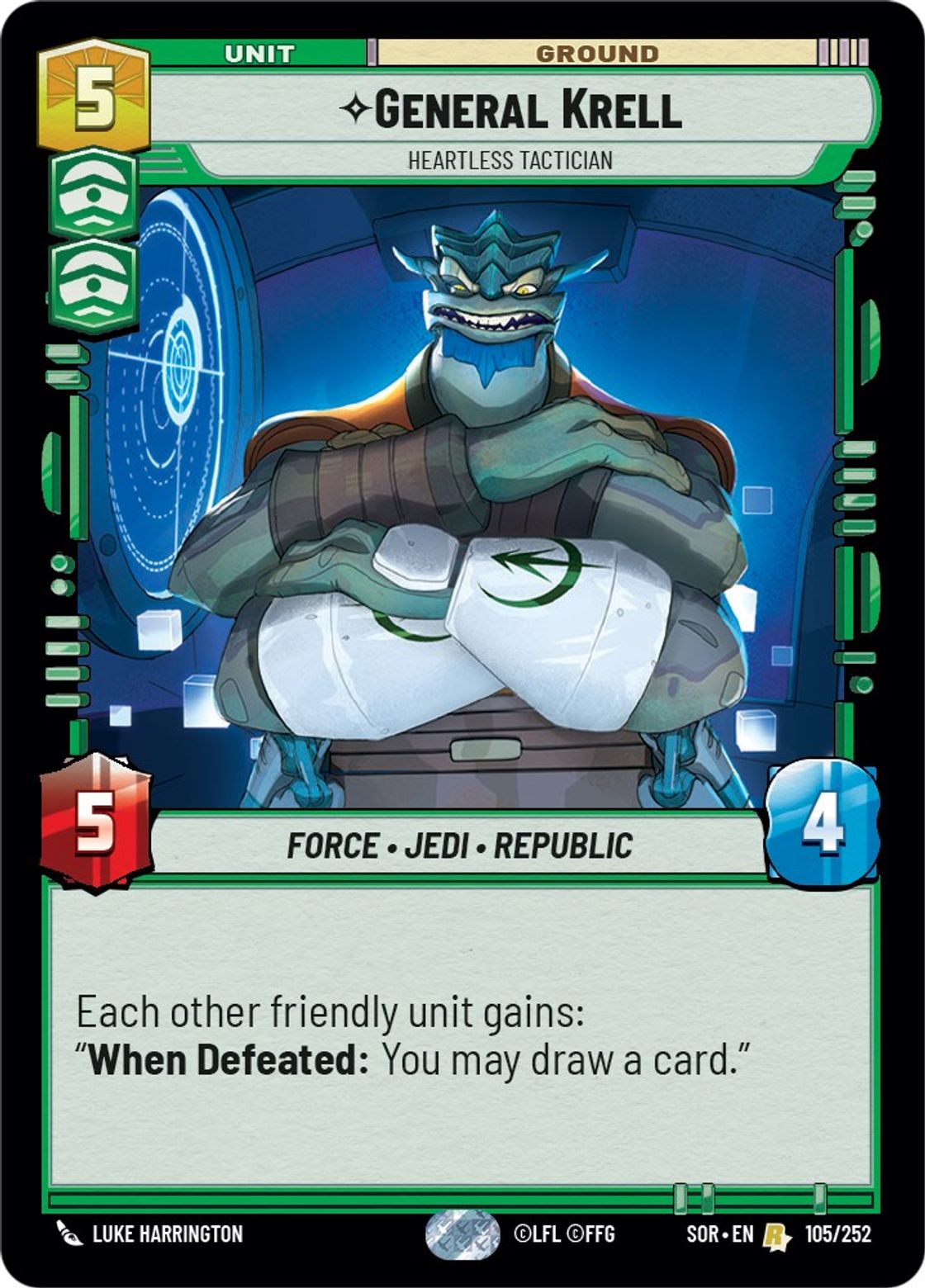 General Krell, Heartless Tactician — Spark of Rebellion 105