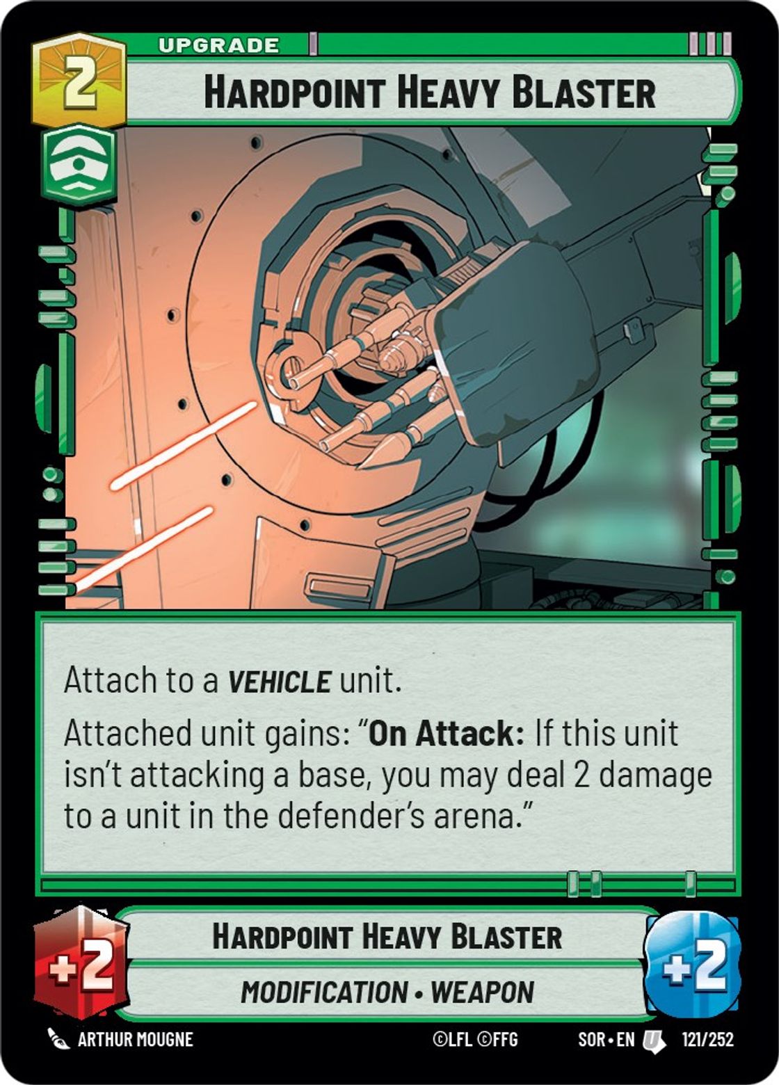 Hardpoint Heavy Blaster — Spark of Rebellion 121