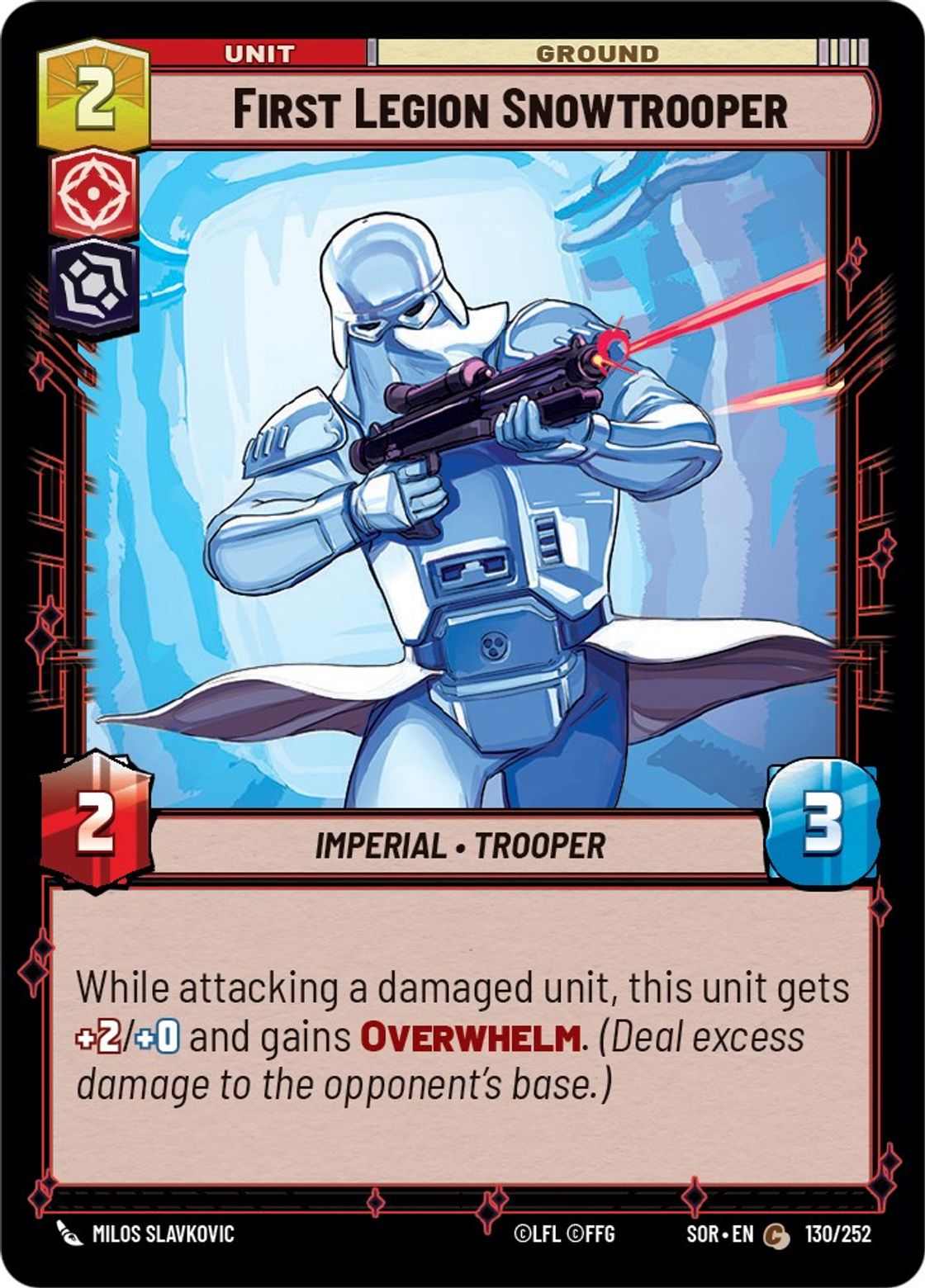 First Legion Snowtrooper — Spark of Rebellion 130