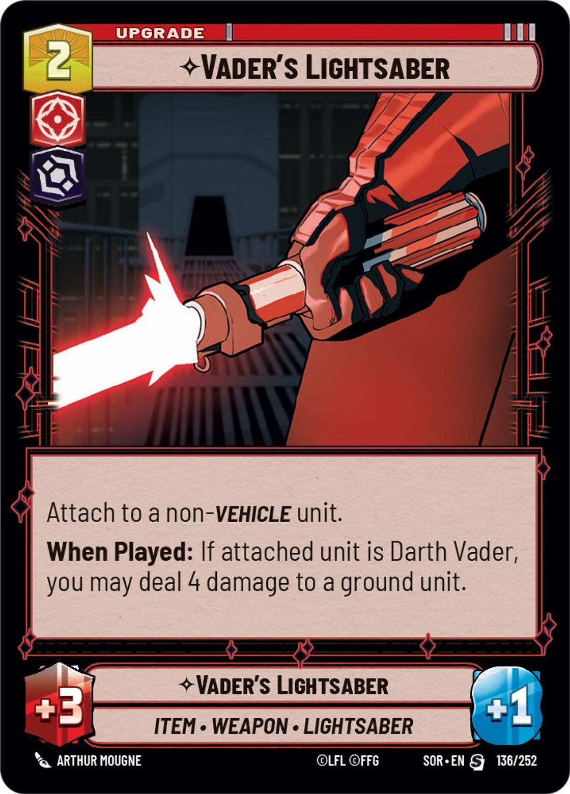 Vader's Lightsaber — Spark of Rebellion 136