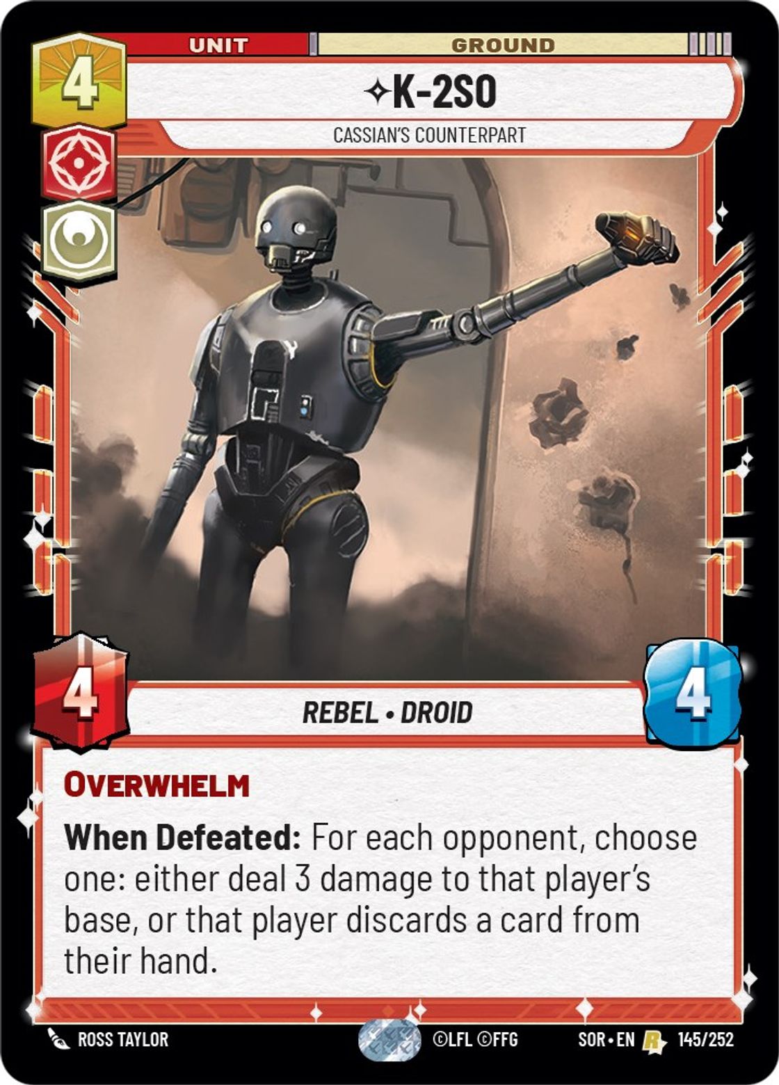 K-2SO, Cassian's Counterpart