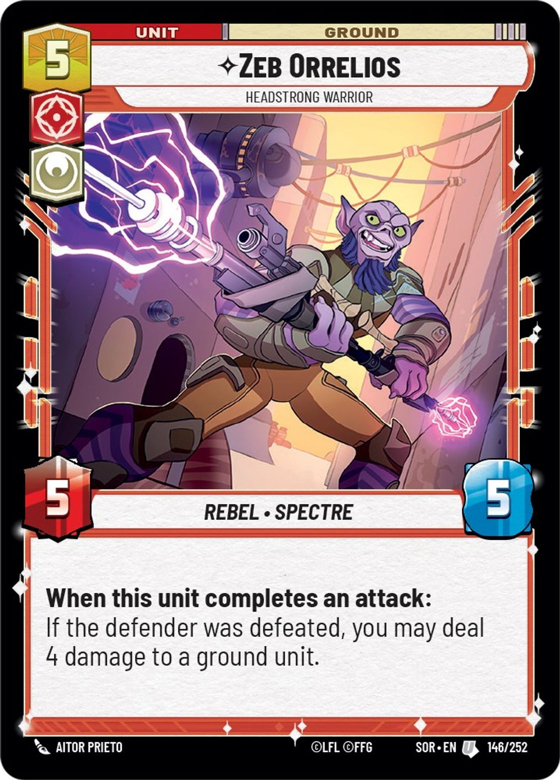 Zeb Orrelios, Headstrong Warrior — Spark of Rebellion 146