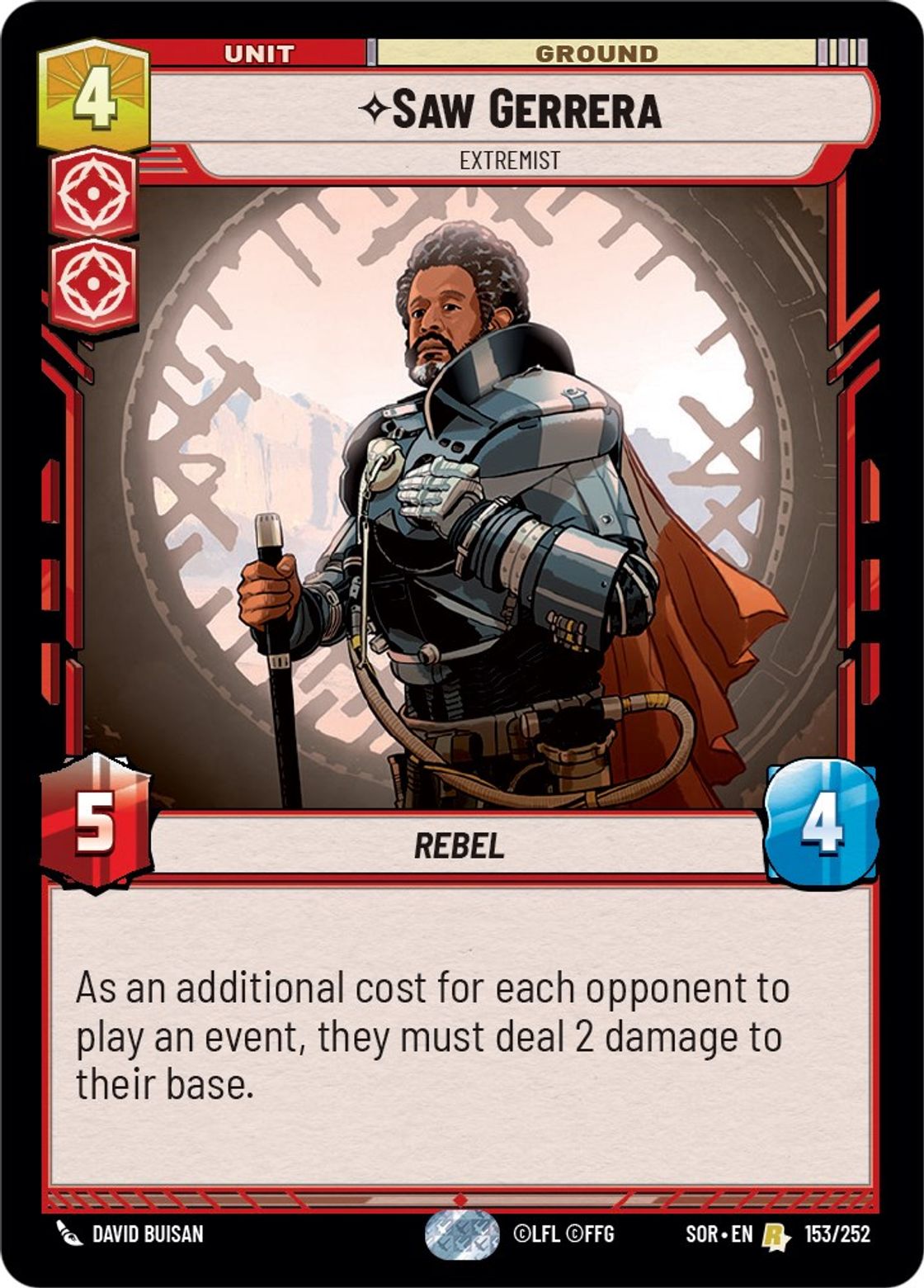 Saw Gerrera, Extremist — Spark of Rebellion 153