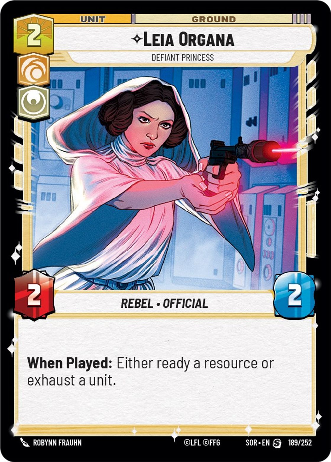 Leia Organa, Defiant Princess