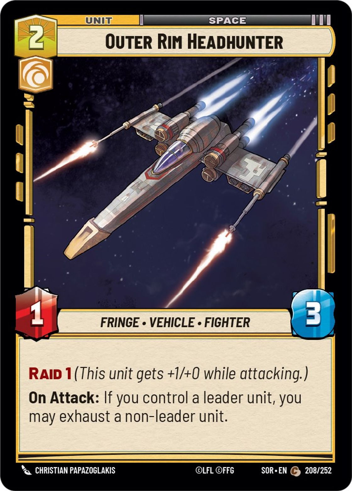 Outer Rim Headhunter — Spark of Rebellion 208