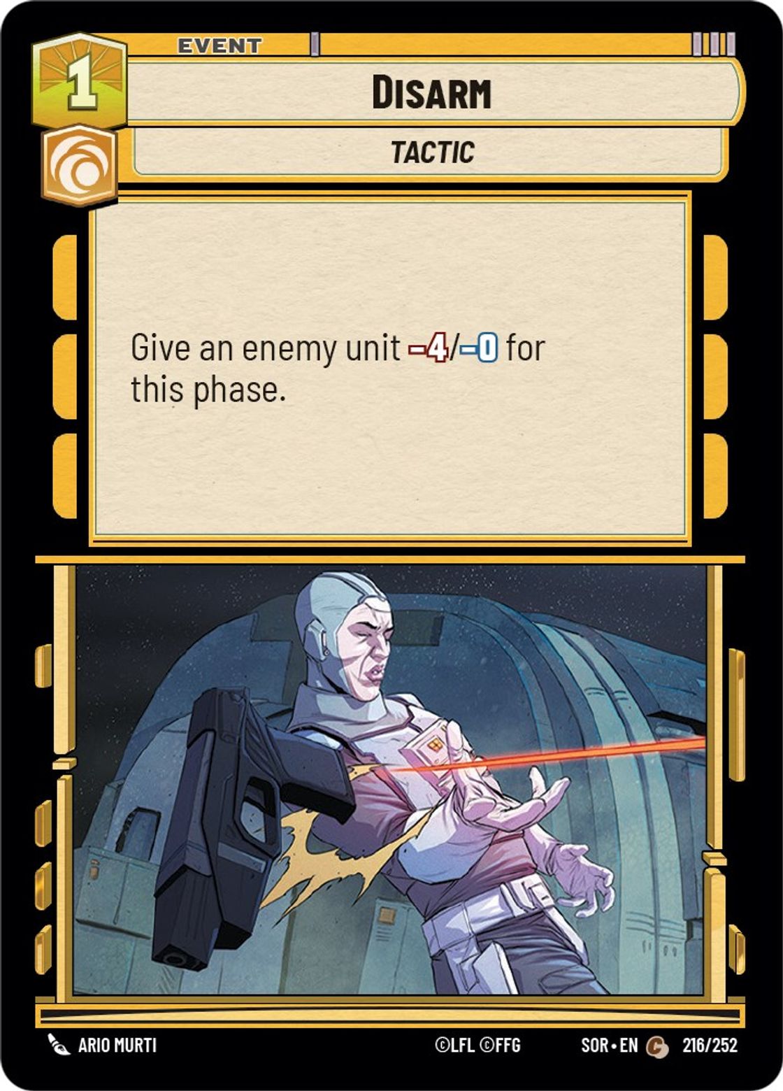 Disarm — Spark of Rebellion 216