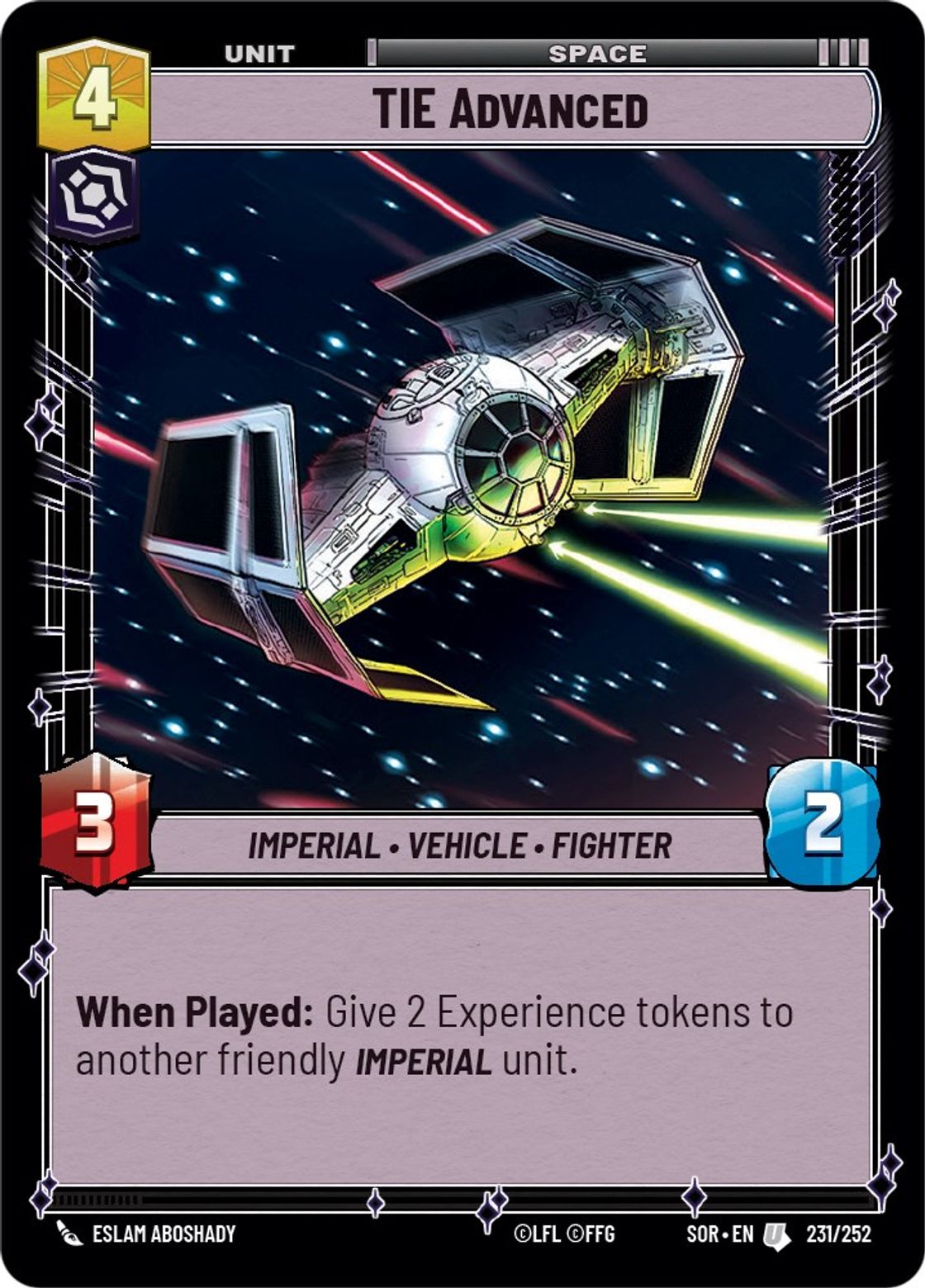 TIE Advanced — Spark of Rebellion 231