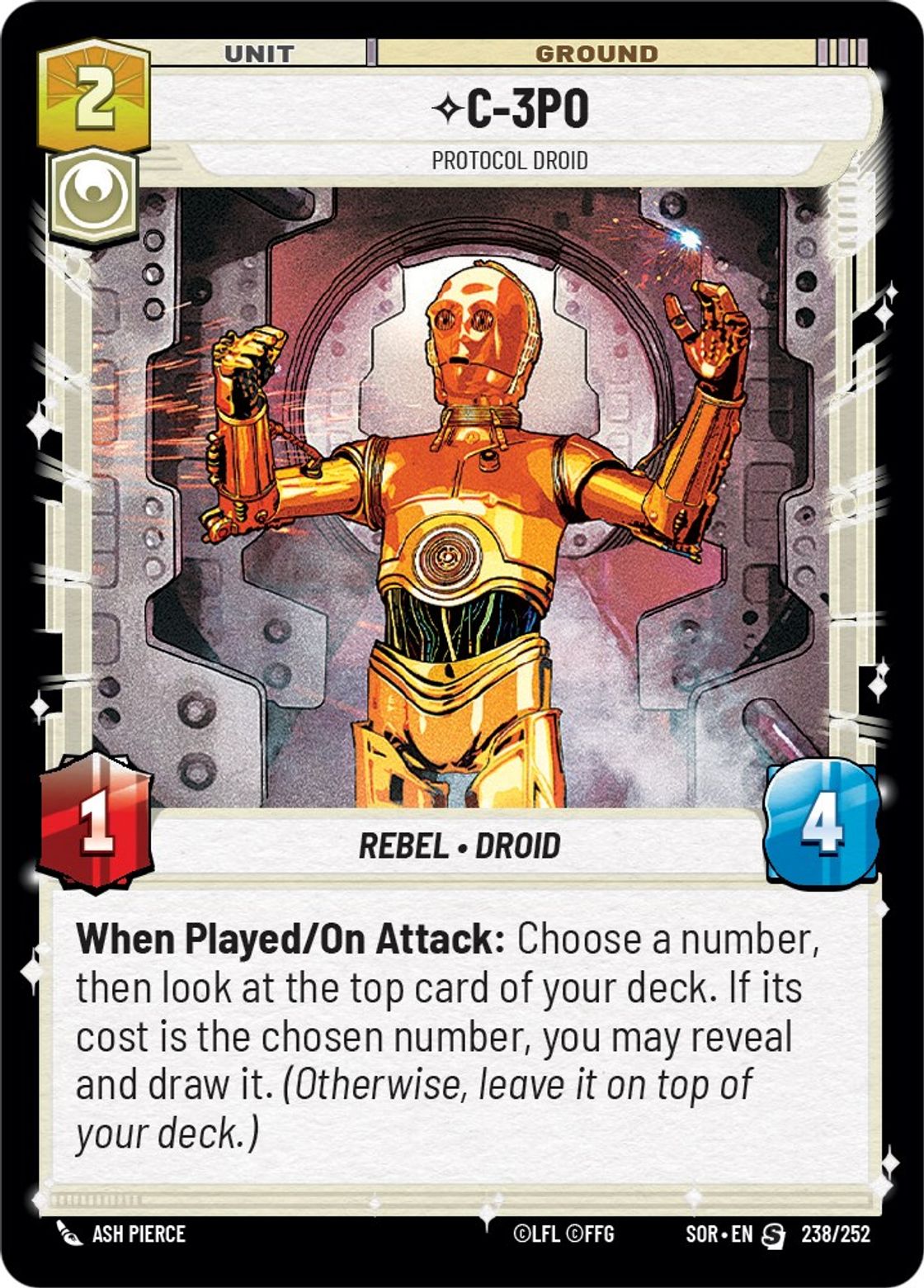C-3P0, Protocol Droid — Spark of Rebellion 238