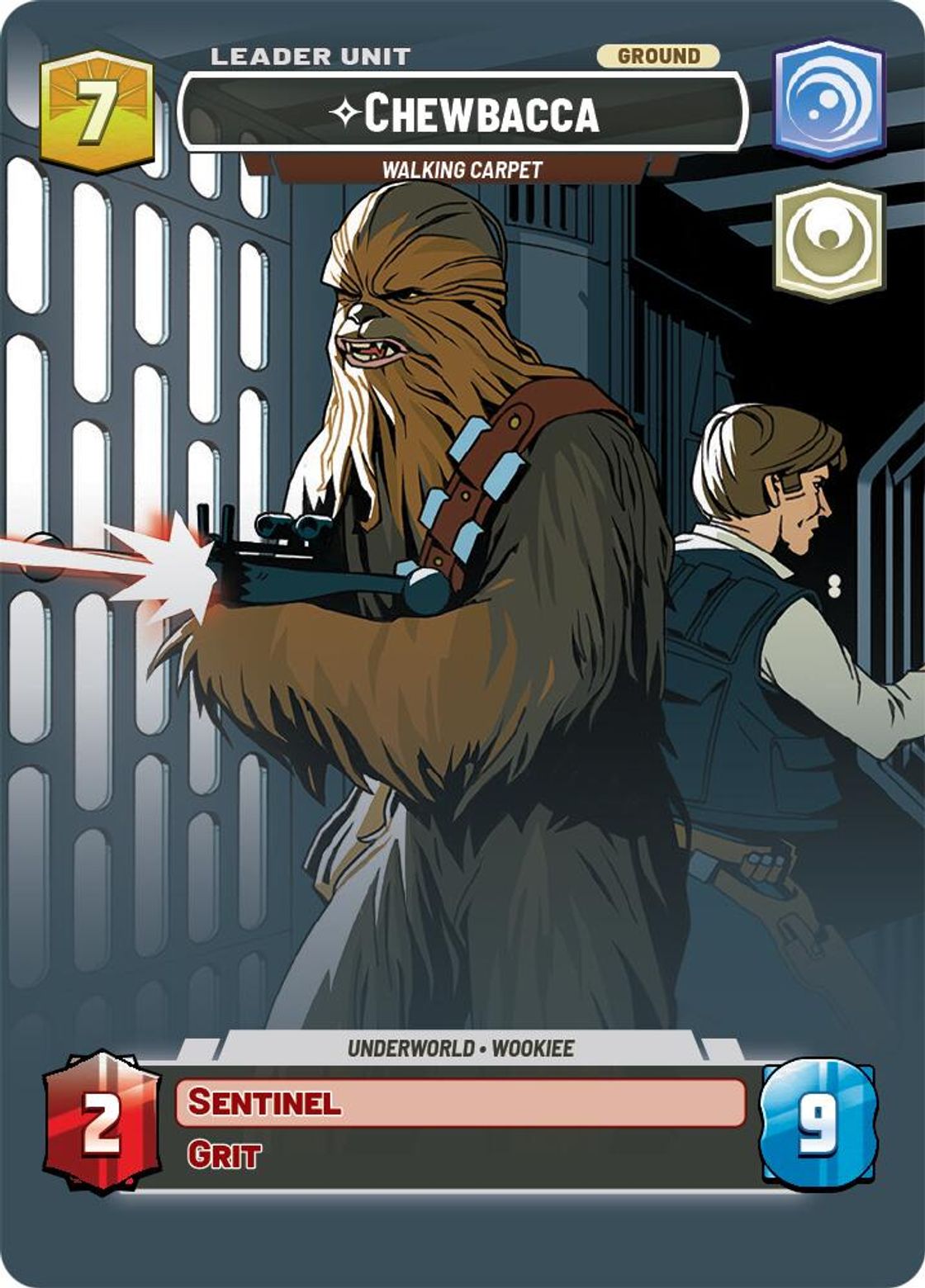 Chewbacca, Walking Carpet (verso)