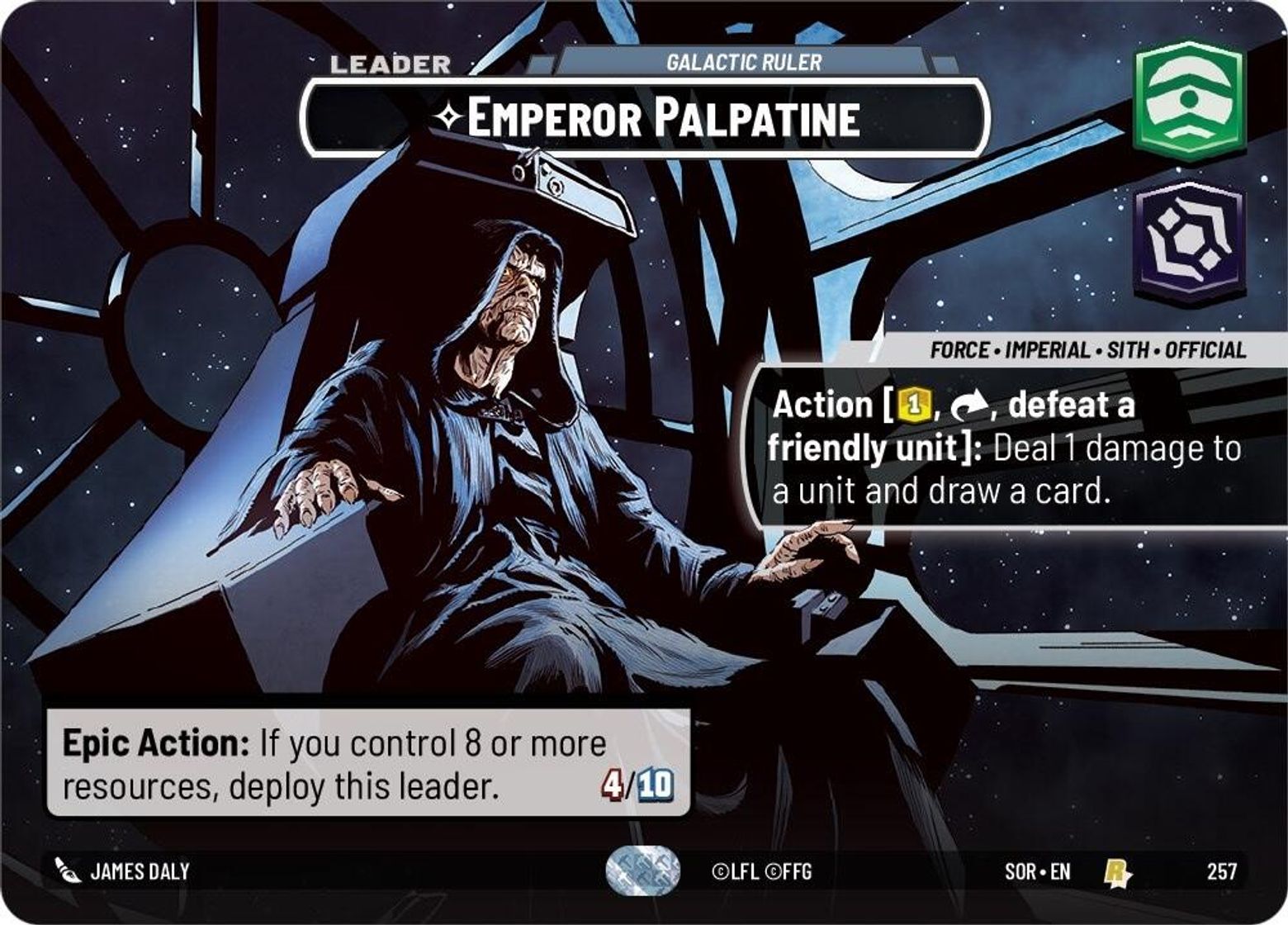 Emperor Palpatine, Galactic Ruler — Spark of Rebellion 257