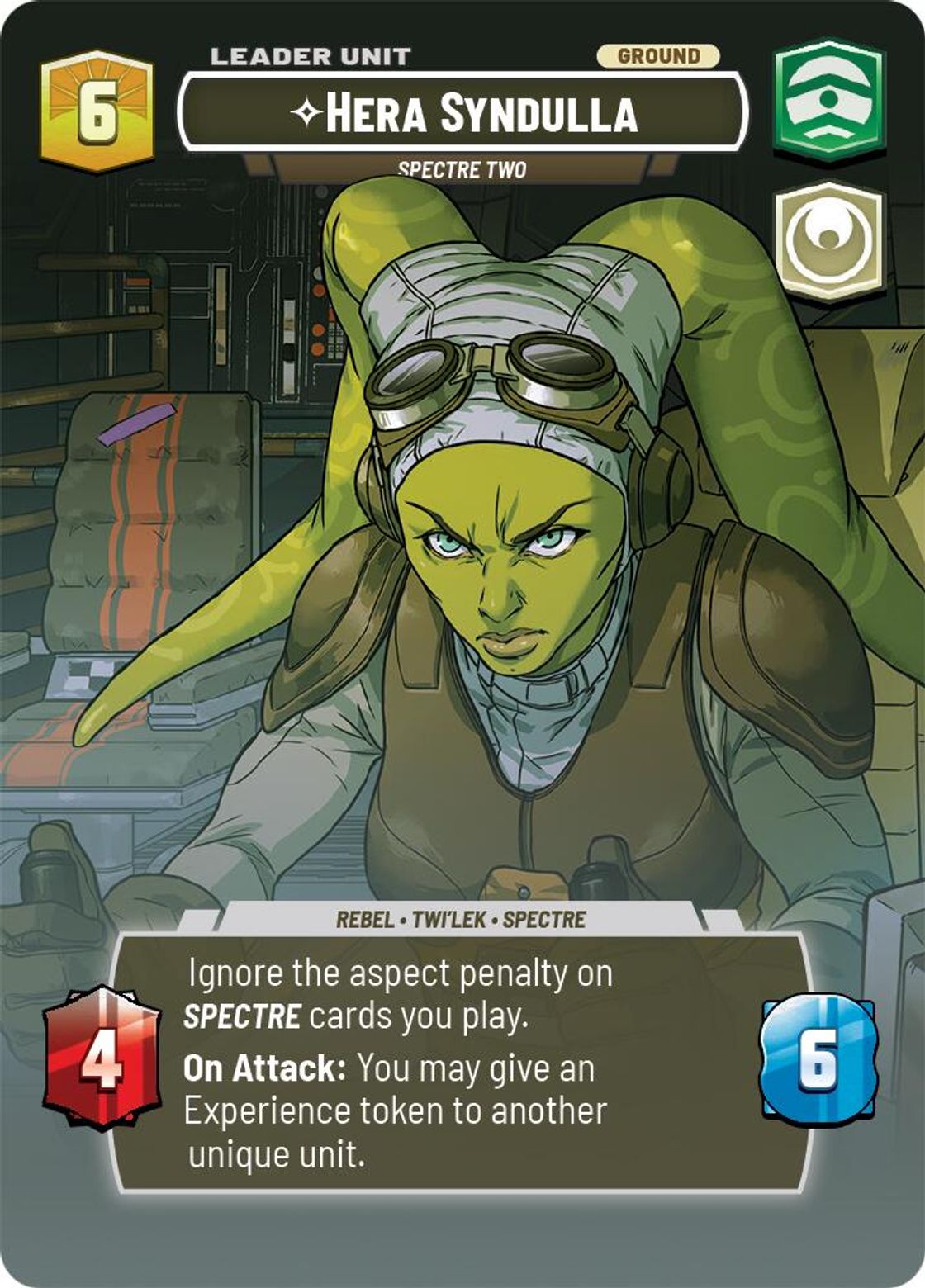Hera Syndulla, Spectre Two (verso)