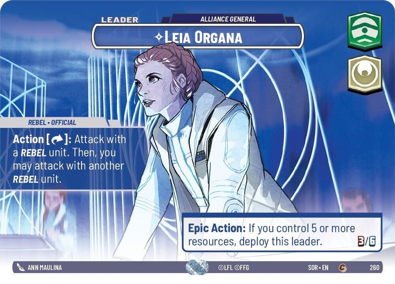 Leia Organa, Alliance General — Spark of Rebellion 260