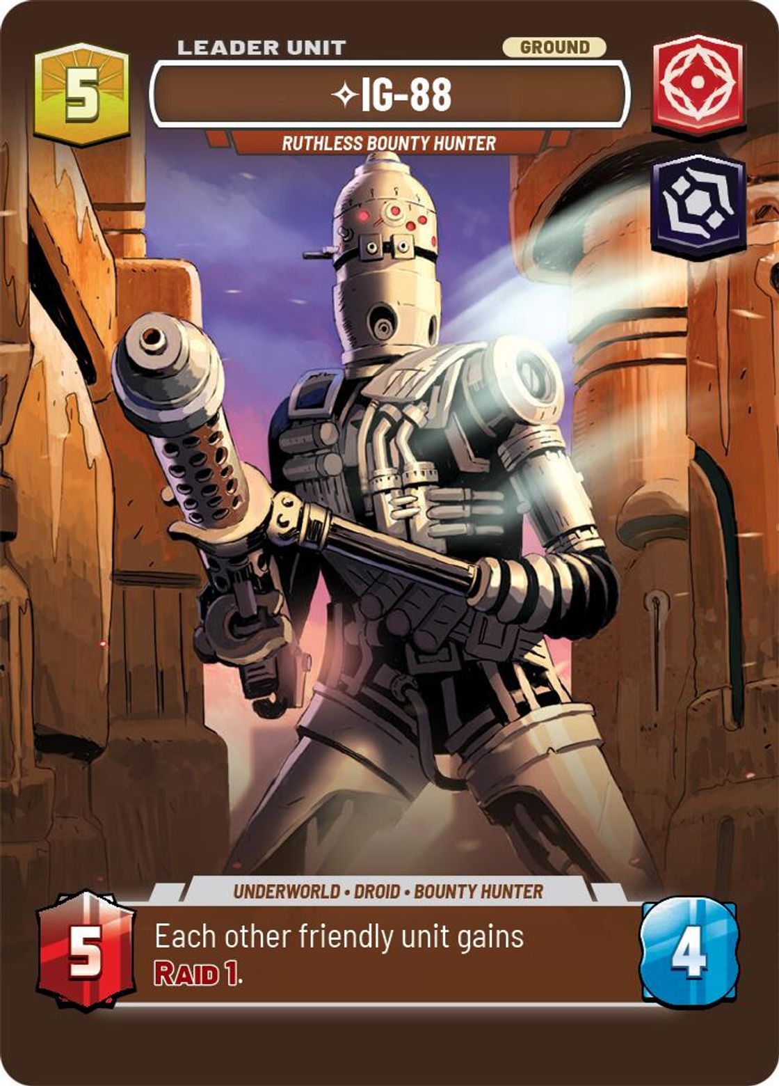 IG-88, Ruthless Bounty Hunter (verso)